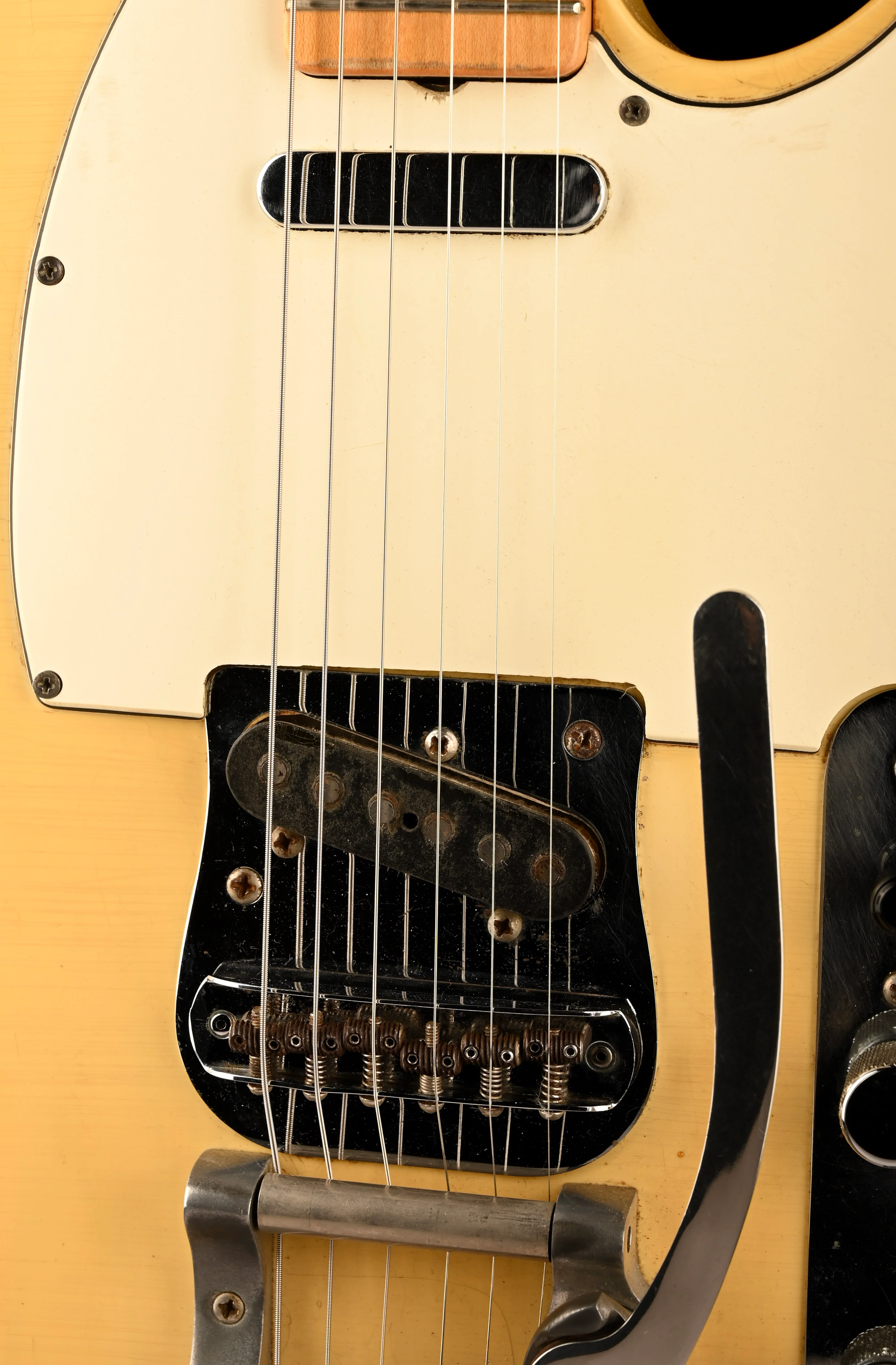 Vintage 1968 Fender Telecaster Blonde With Factory Fender Bigsby With OHSC - Image 7