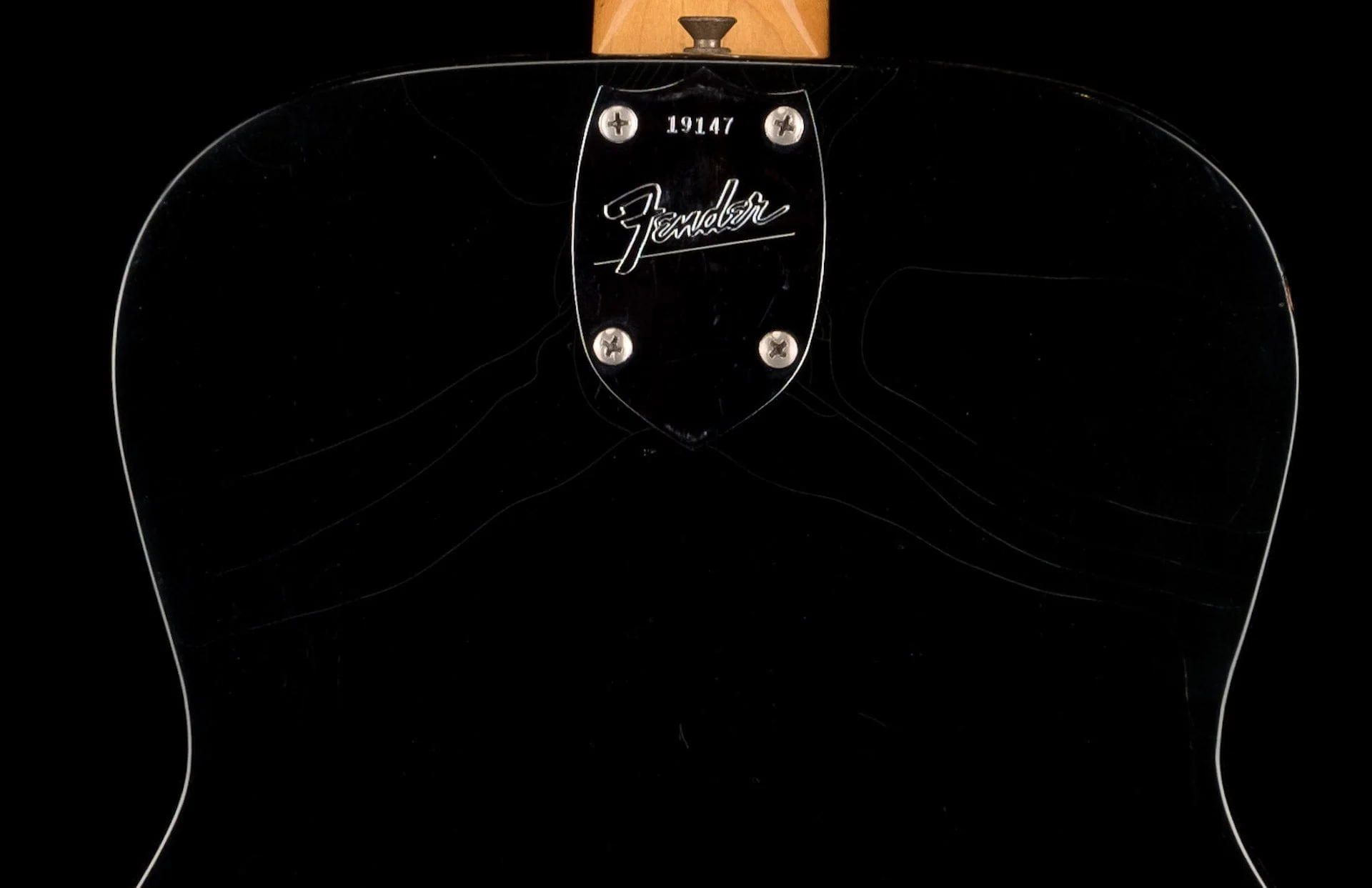 Pre-owned 1968 Fender Villager Acoustic - Rare Black Version - Image 13