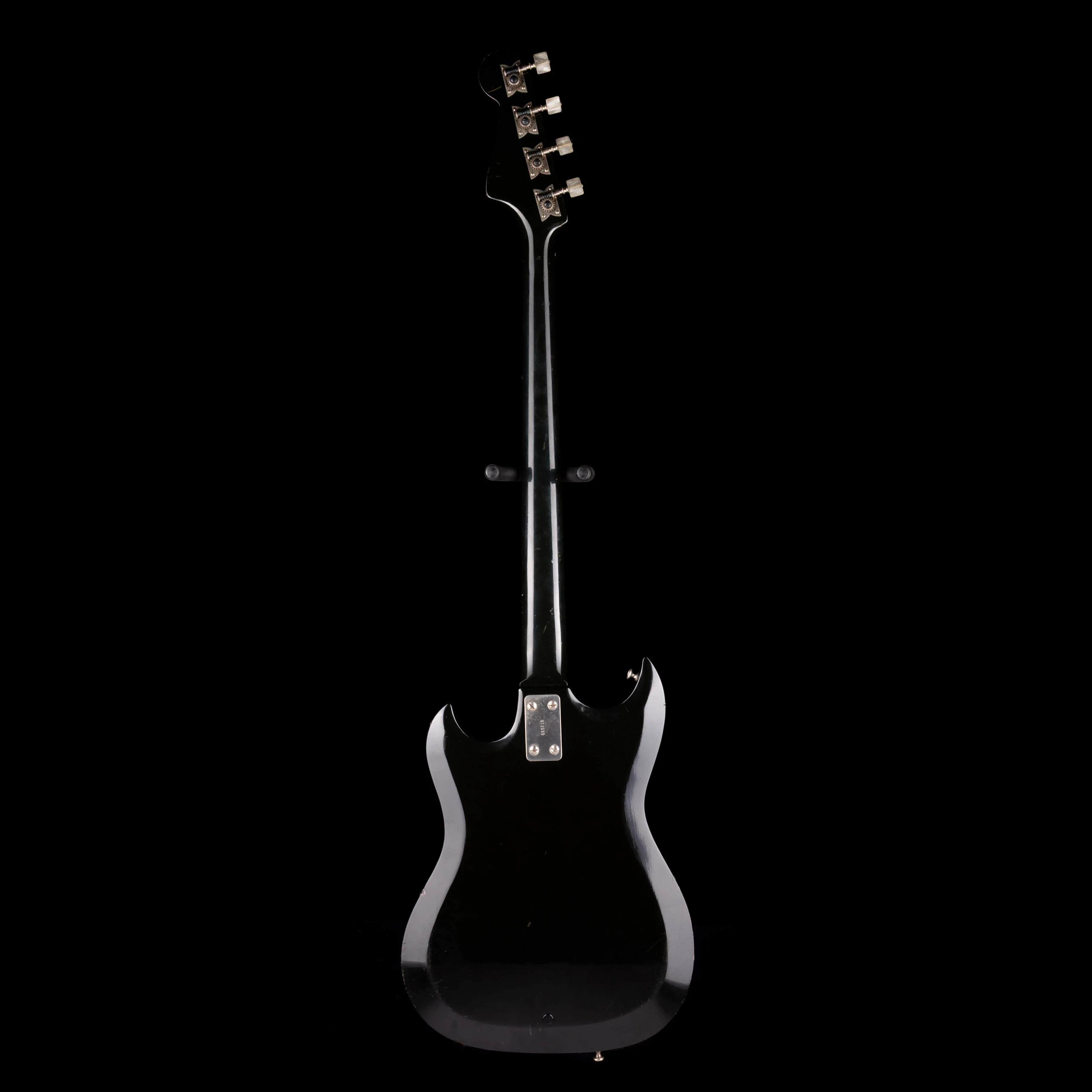 Pre Owned 1968 Hagstrom HB-1 Bass Black With OHSC - Image 10