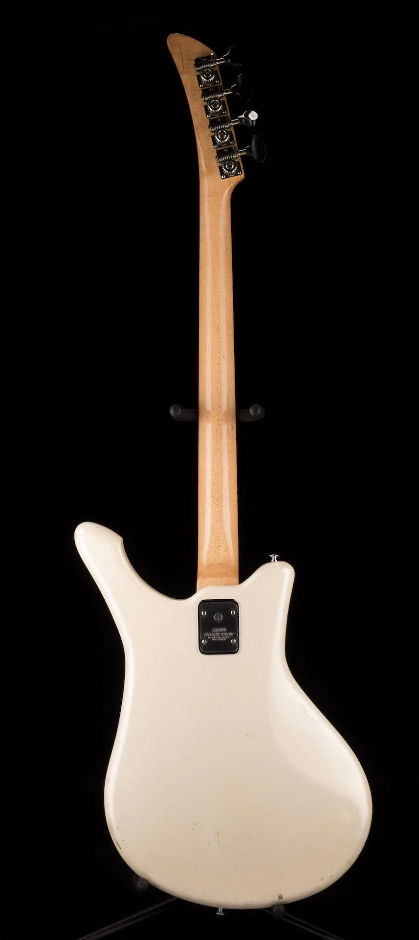 Vintage 1968 Yamaha SB-5A White “Flying Samurai” Bass With Hard Case - Image 15