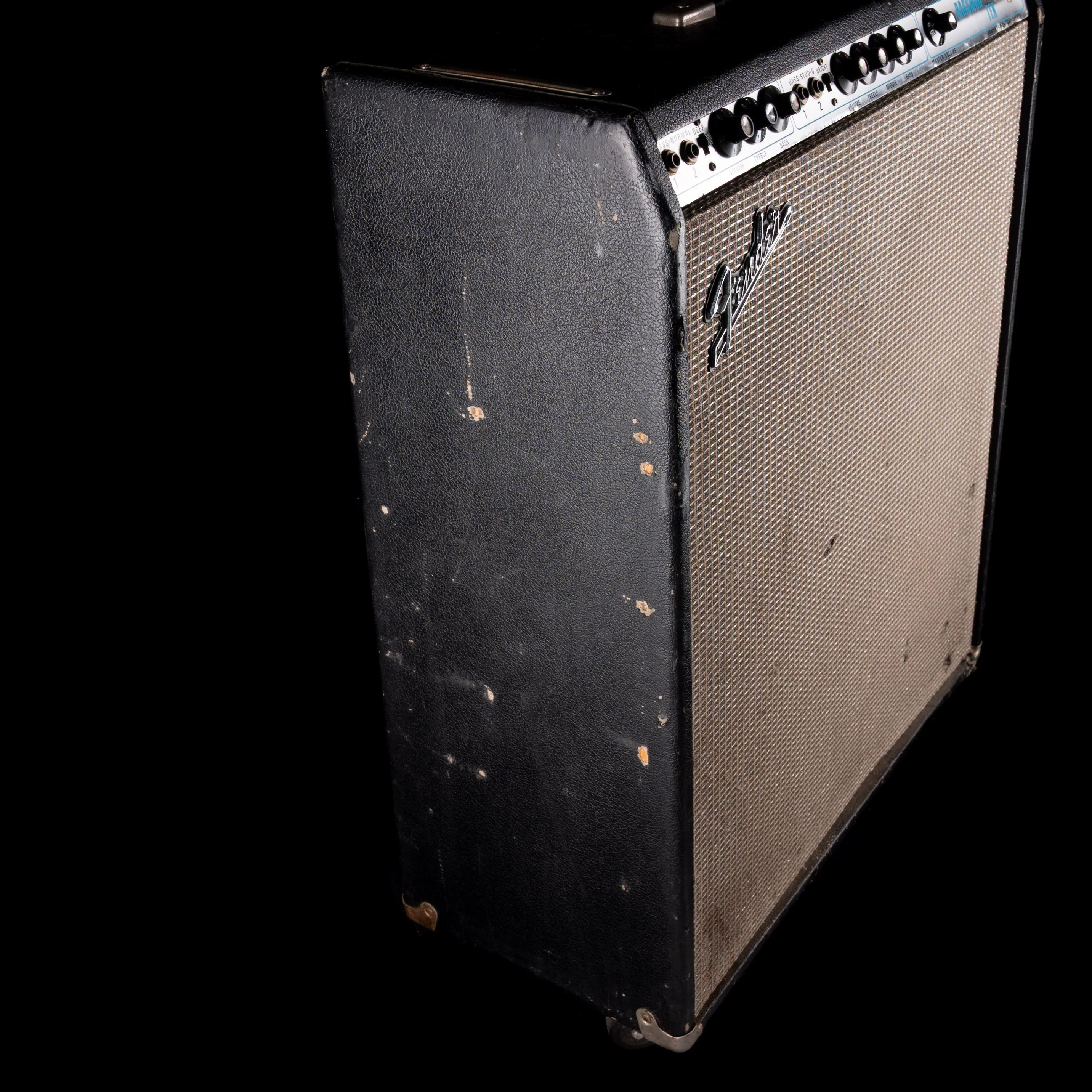 Pre Owned 1970's Fender Bassman Ten 50-watt 4x10" Silverface Guitar Amp Combo - Image 7