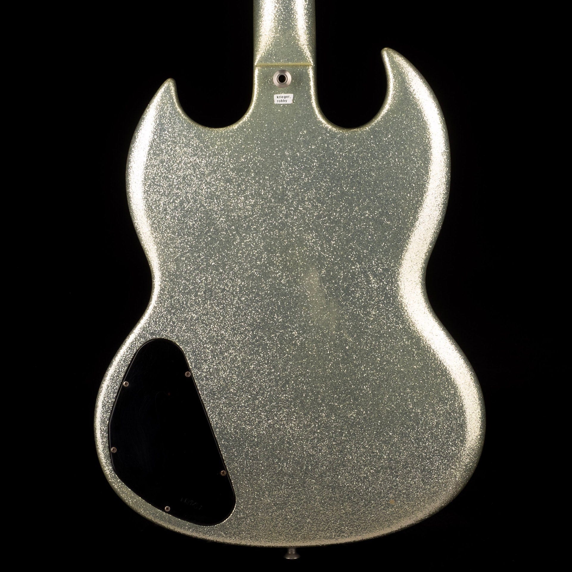 Vintage 1970's Gibson SG Standard Silver Sparkle With Lyre Tailpiece With HSC - Image 13