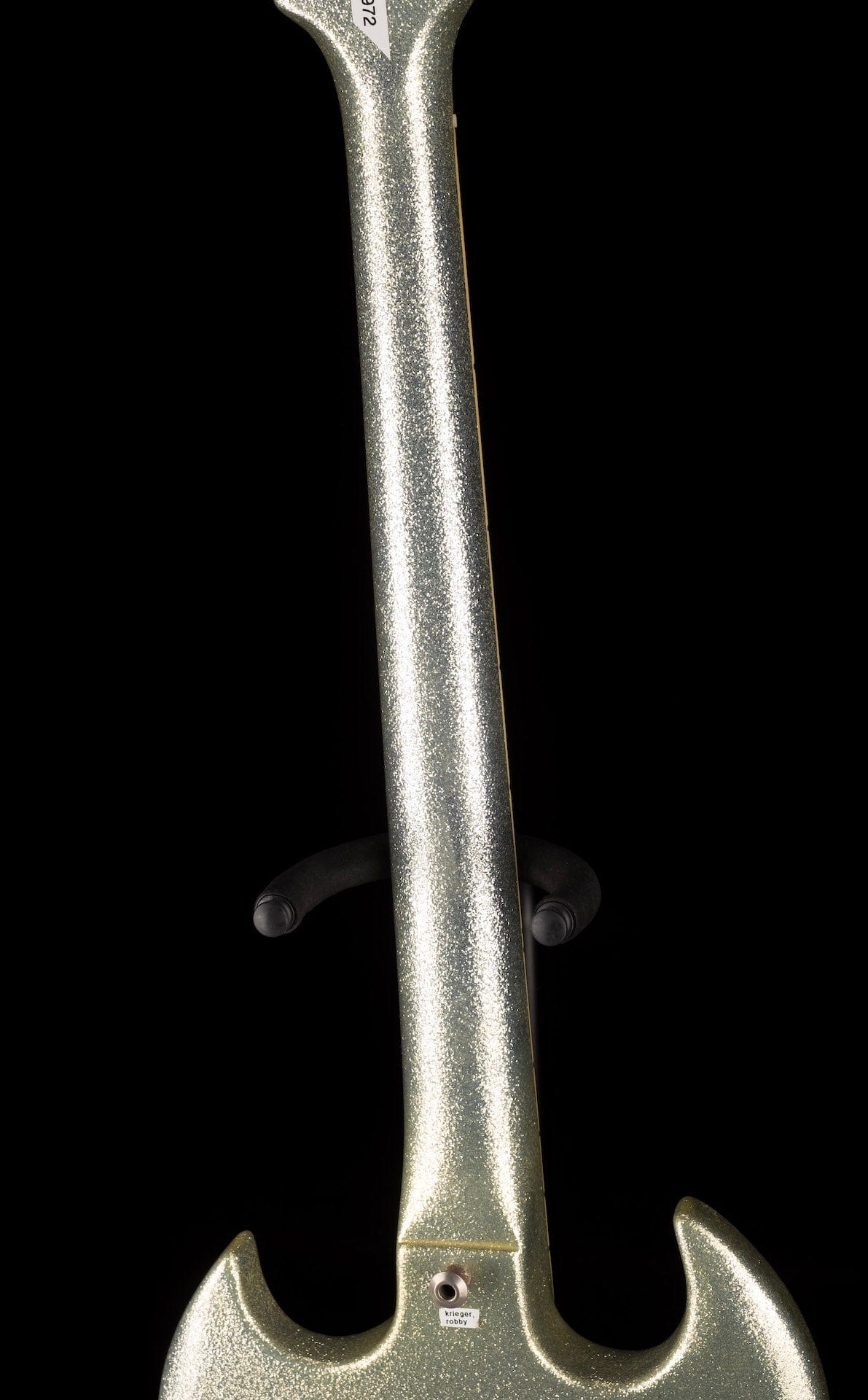 Vintage 1970's Gibson SG Standard Silver Sparkle With Lyre Tailpiece With HSC - Image 16