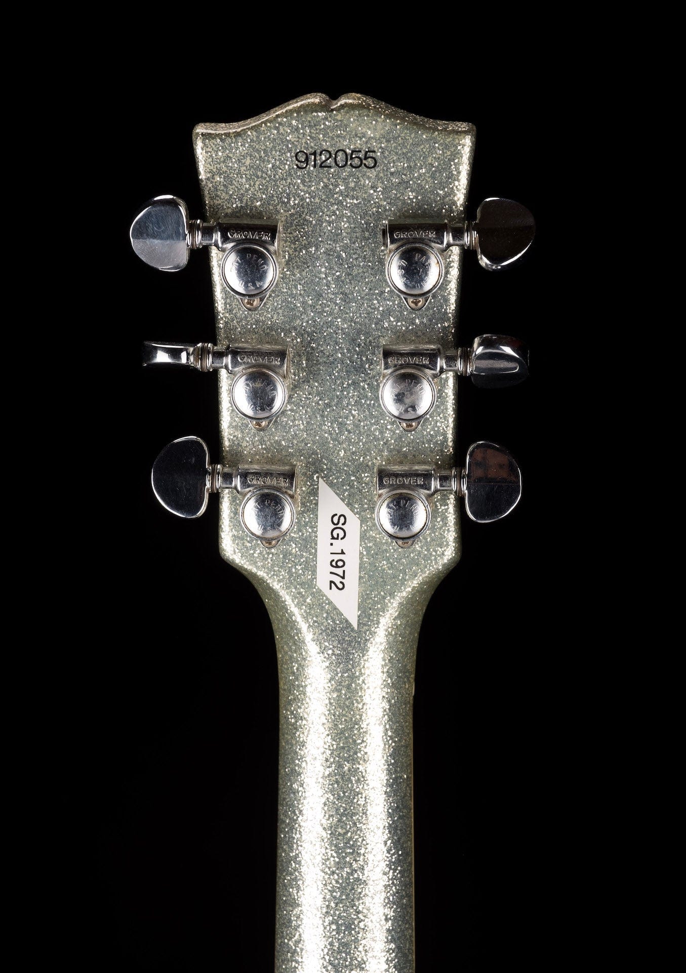 Vintage 1970's Gibson SG Standard Silver Sparkle With Lyre Tailpiece With HSC - Image 17