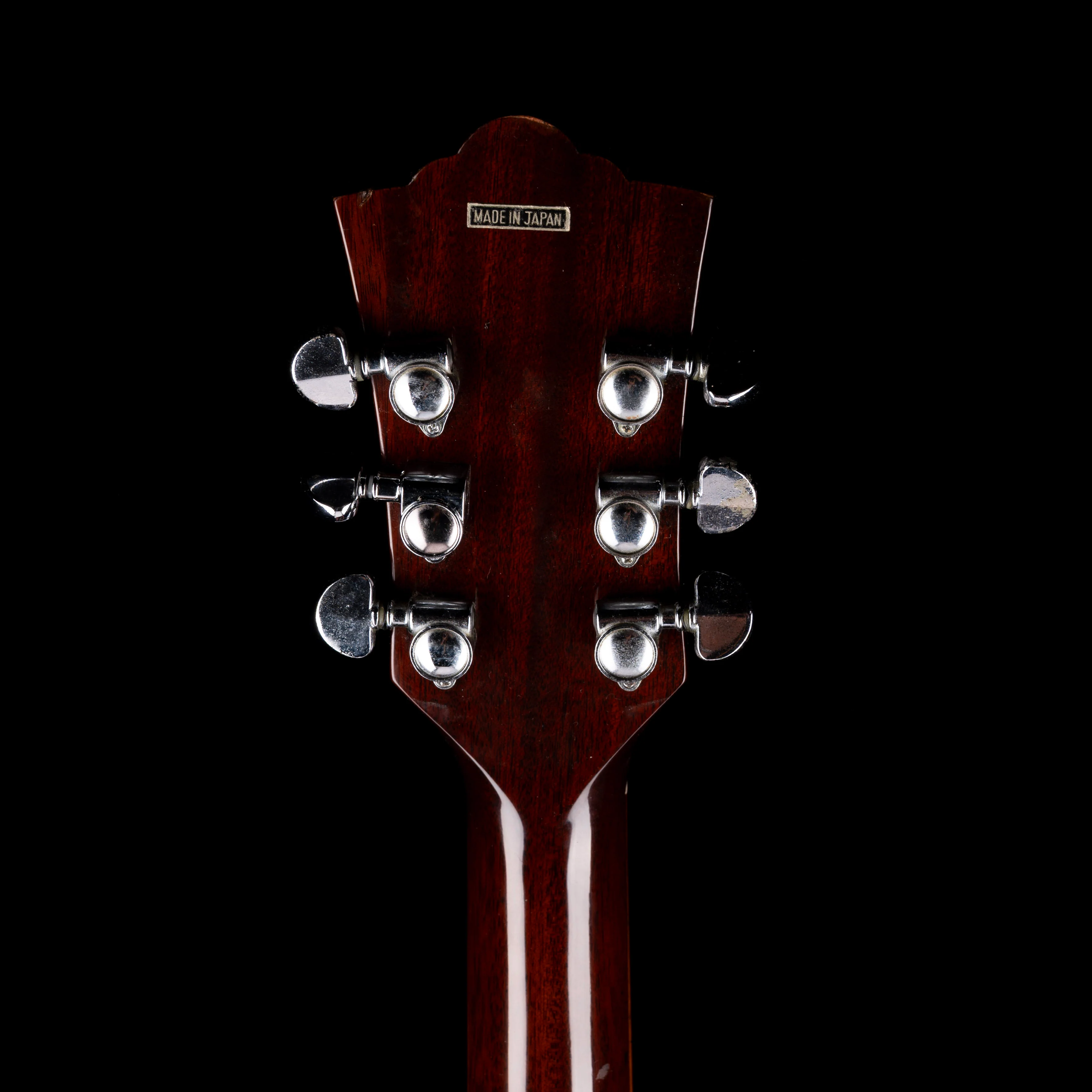 Pre Owned 1970's Rider RG-500 Acoustic Guitar Natural With Gig Bag - Image 14