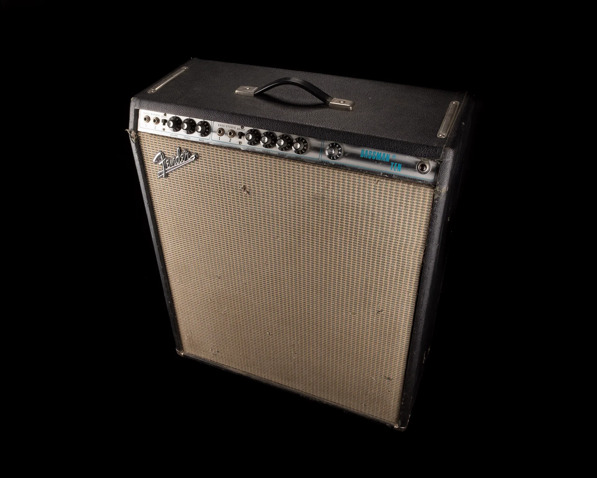 Vintage 1971 Fender Bassman 10 Guitar Amp Combo - Image 2