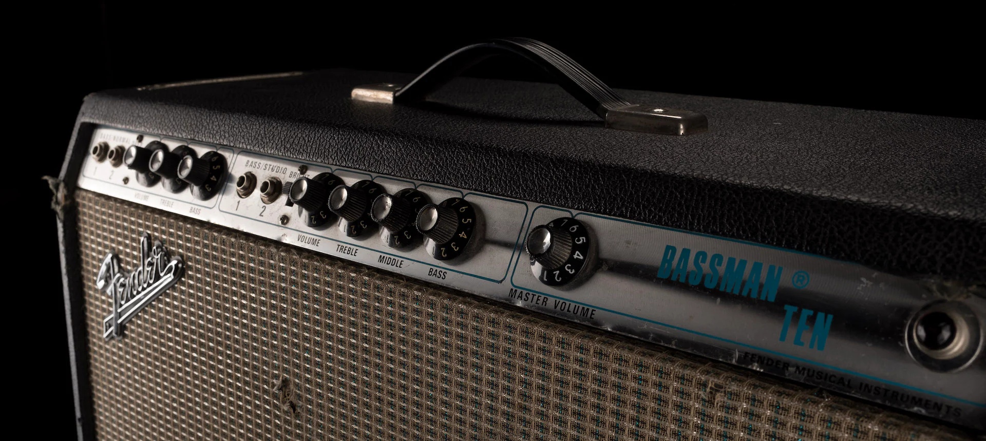Vintage 1971 Fender Bassman 10 Guitar Amp Combo - Image 3