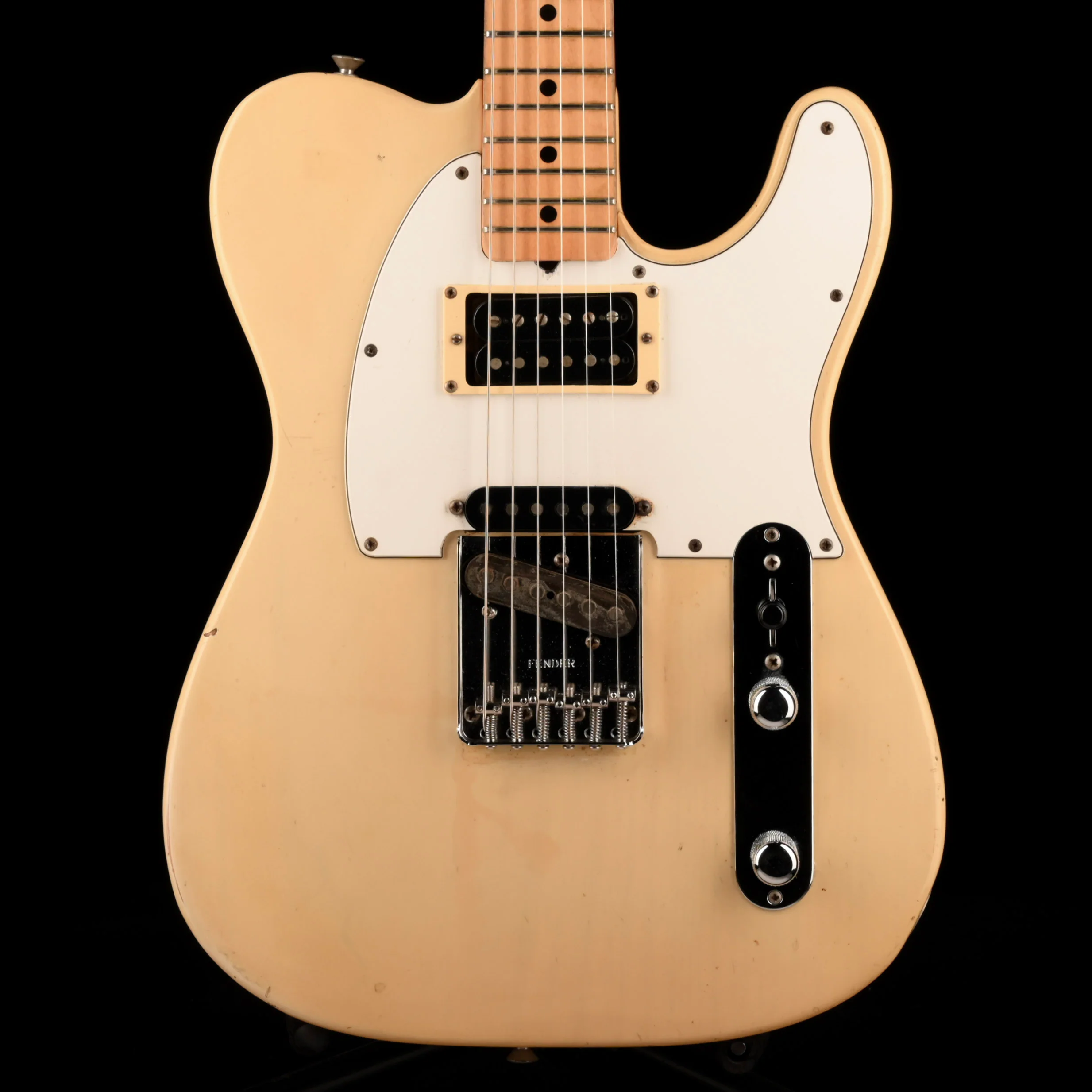 Vintage 1975 Fender Telecaster Blonde Modded With Case