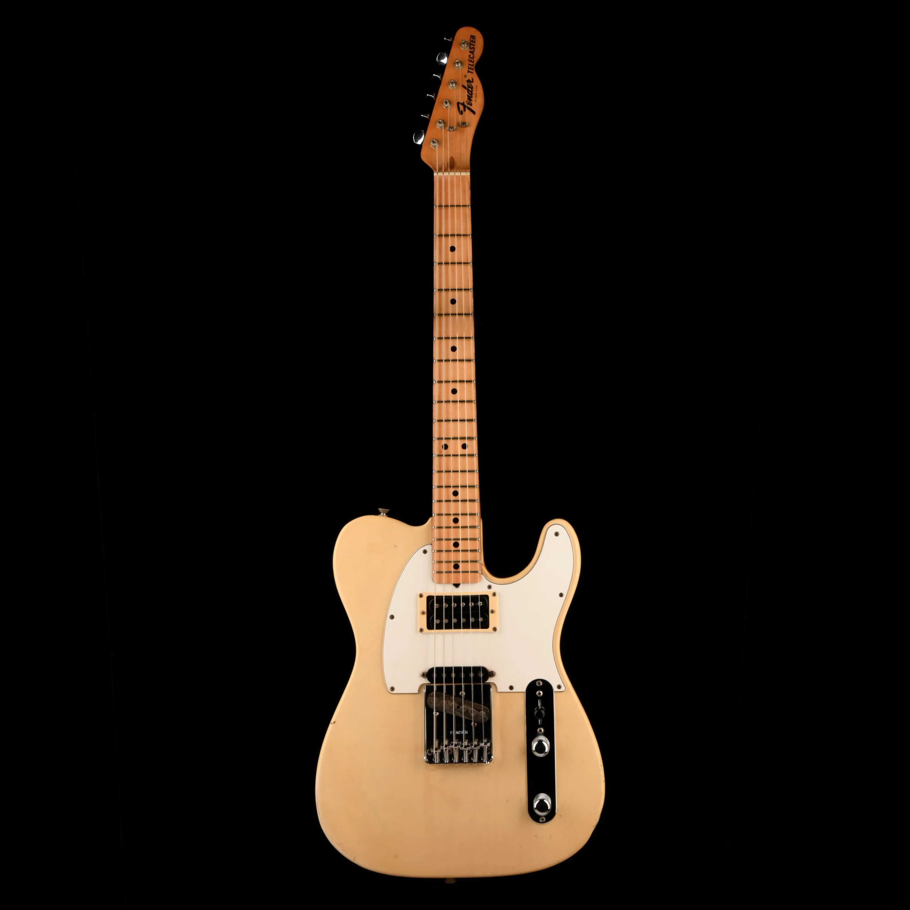 Vintage 1975 Fender Telecaster Blonde Modded With Case - Image 2