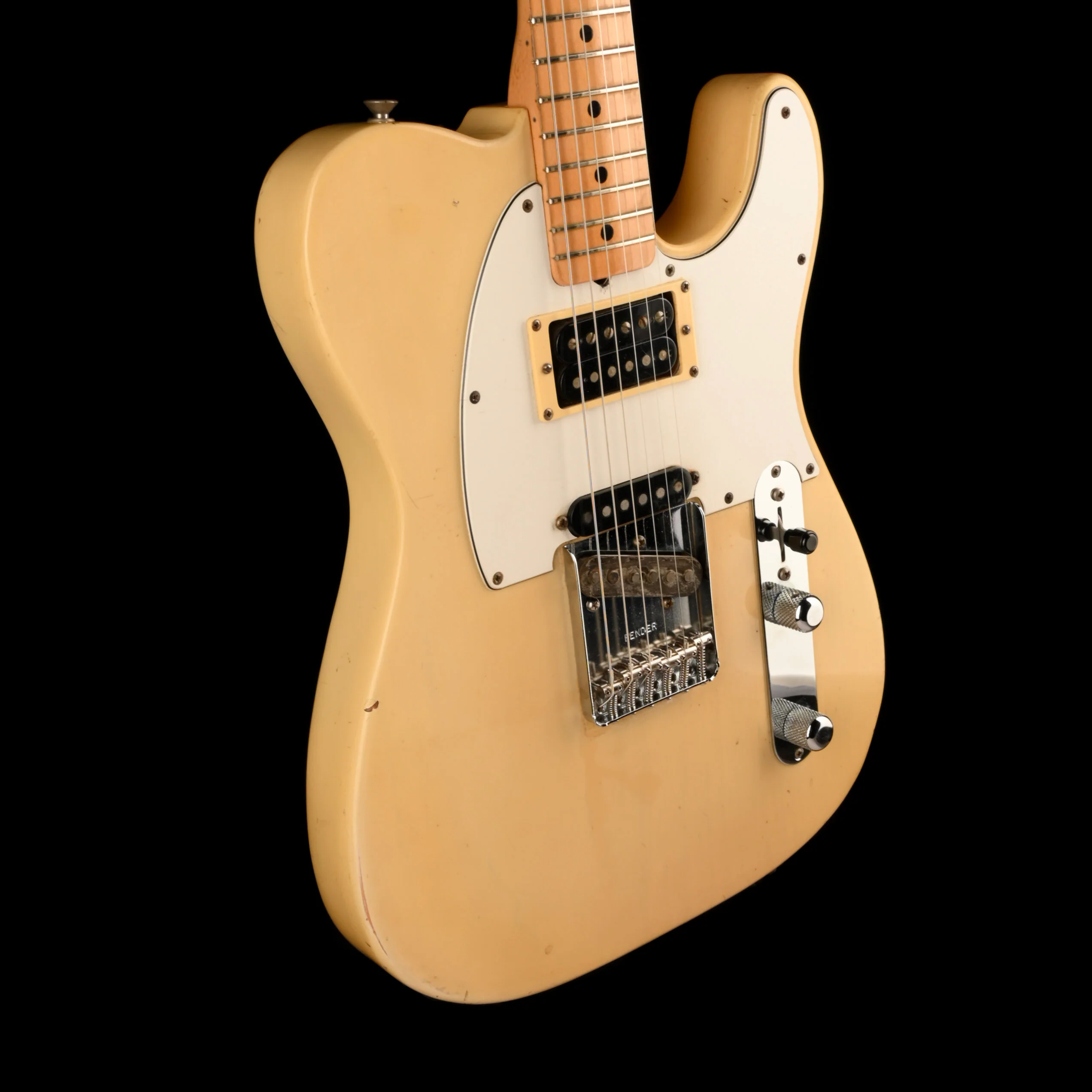 Vintage 1975 Fender Telecaster Blonde Modded With Case - Image 6