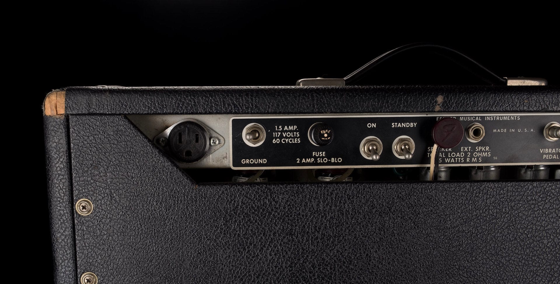 Vintage 1973 Fender Super Reverb Silverface Guitar Amp Combo - Image 13