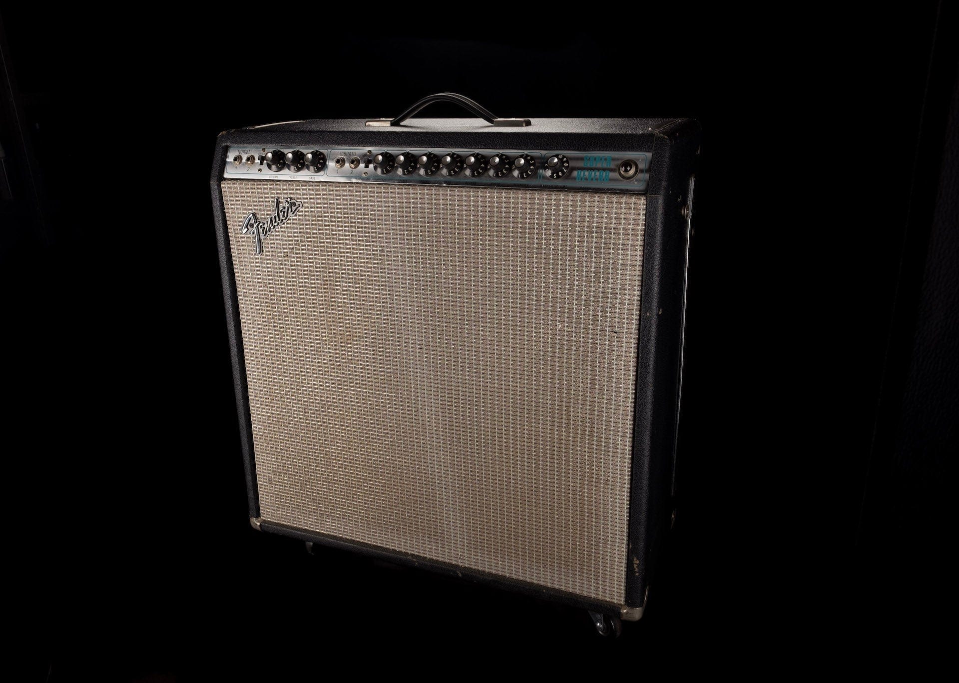 Vintage 1973 Fender Super Reverb Silverface Guitar Amp Combo - Image 2