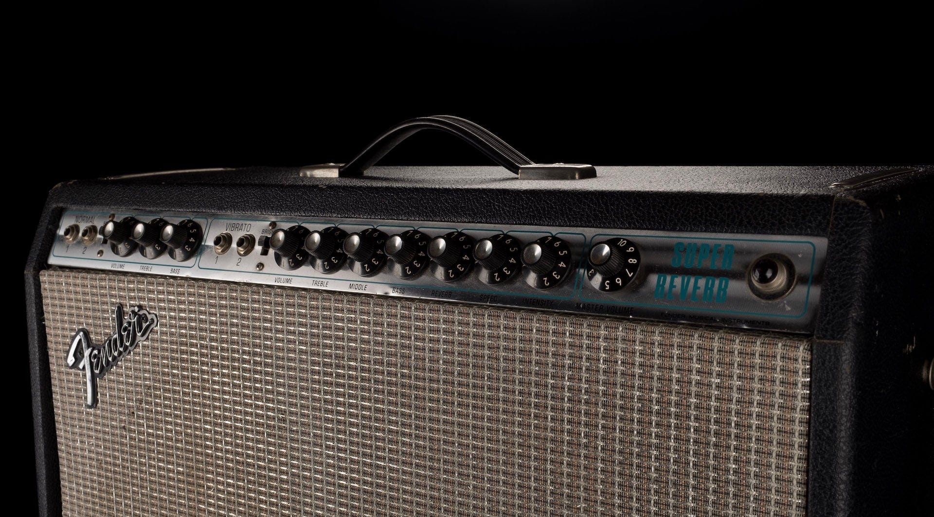Vintage 1973 Fender Super Reverb Silverface Guitar Amp Combo - Image 3