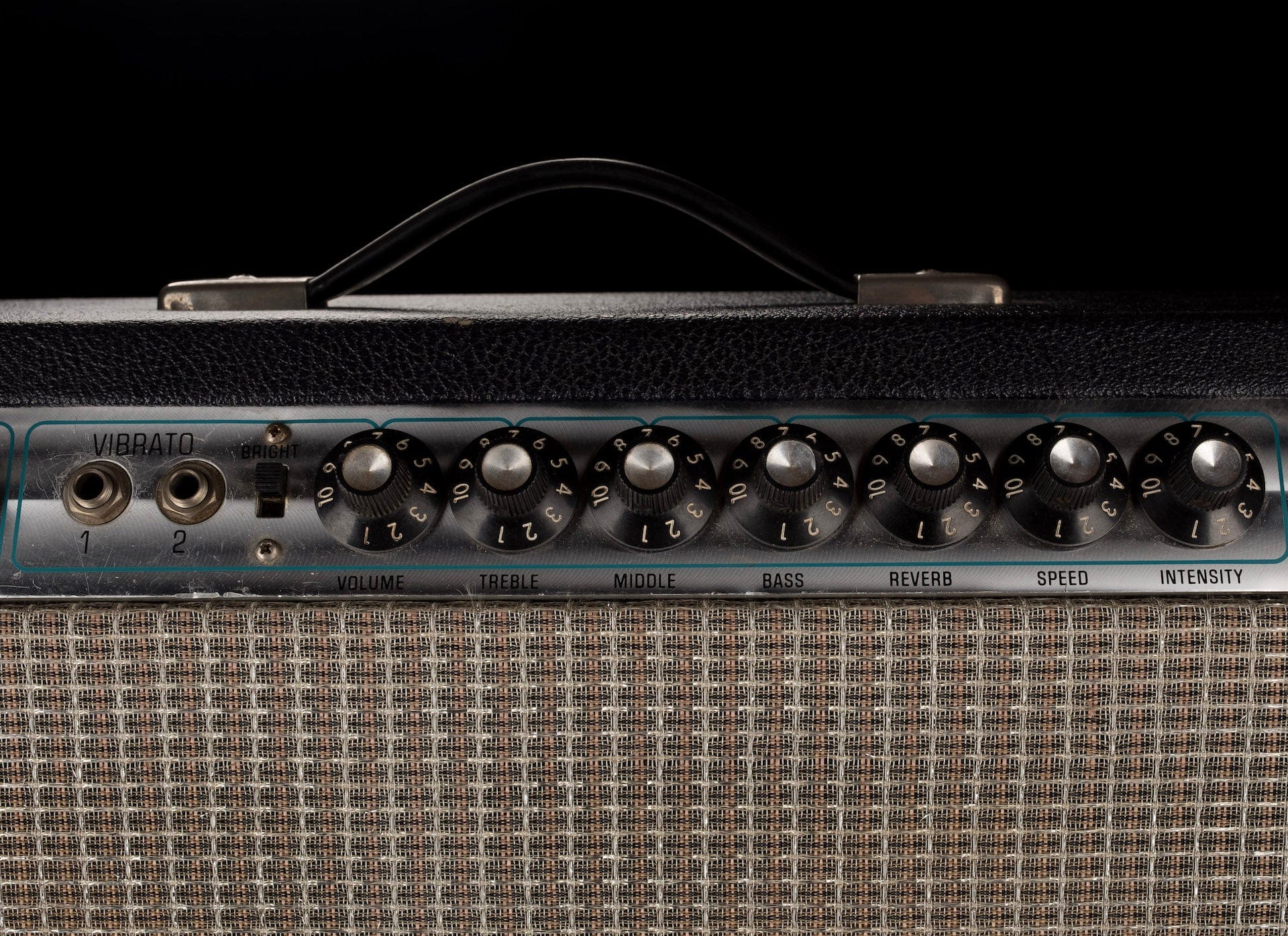 Vintage 1973 Fender Super Reverb Silverface Guitar Amp Combo - Image 5