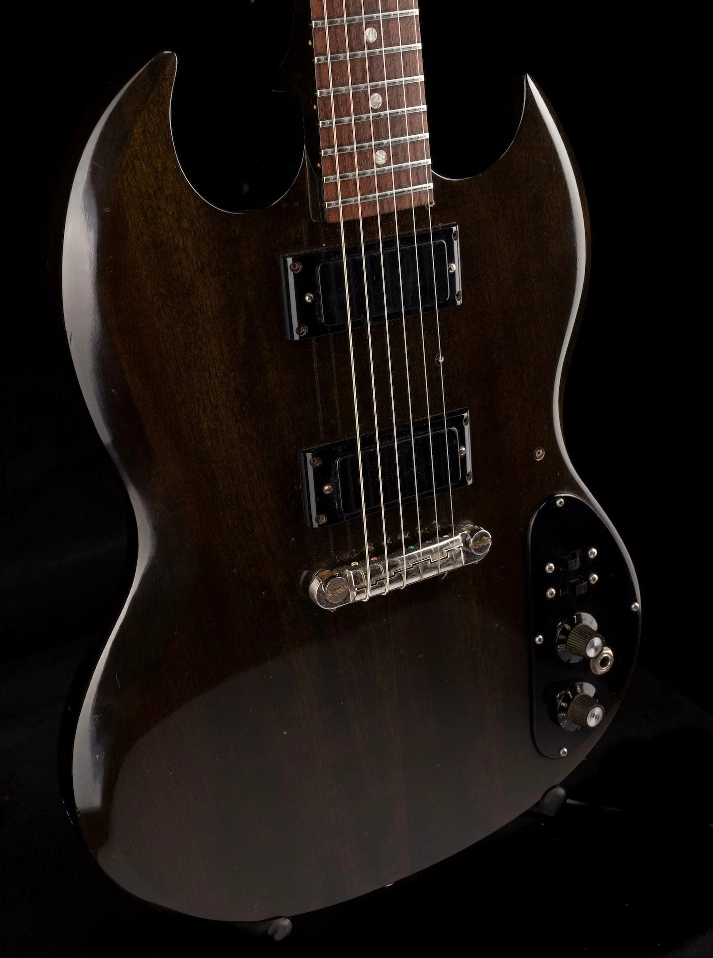 Vintage 1973 Gibson SG II Walnut With HSC - Image 9