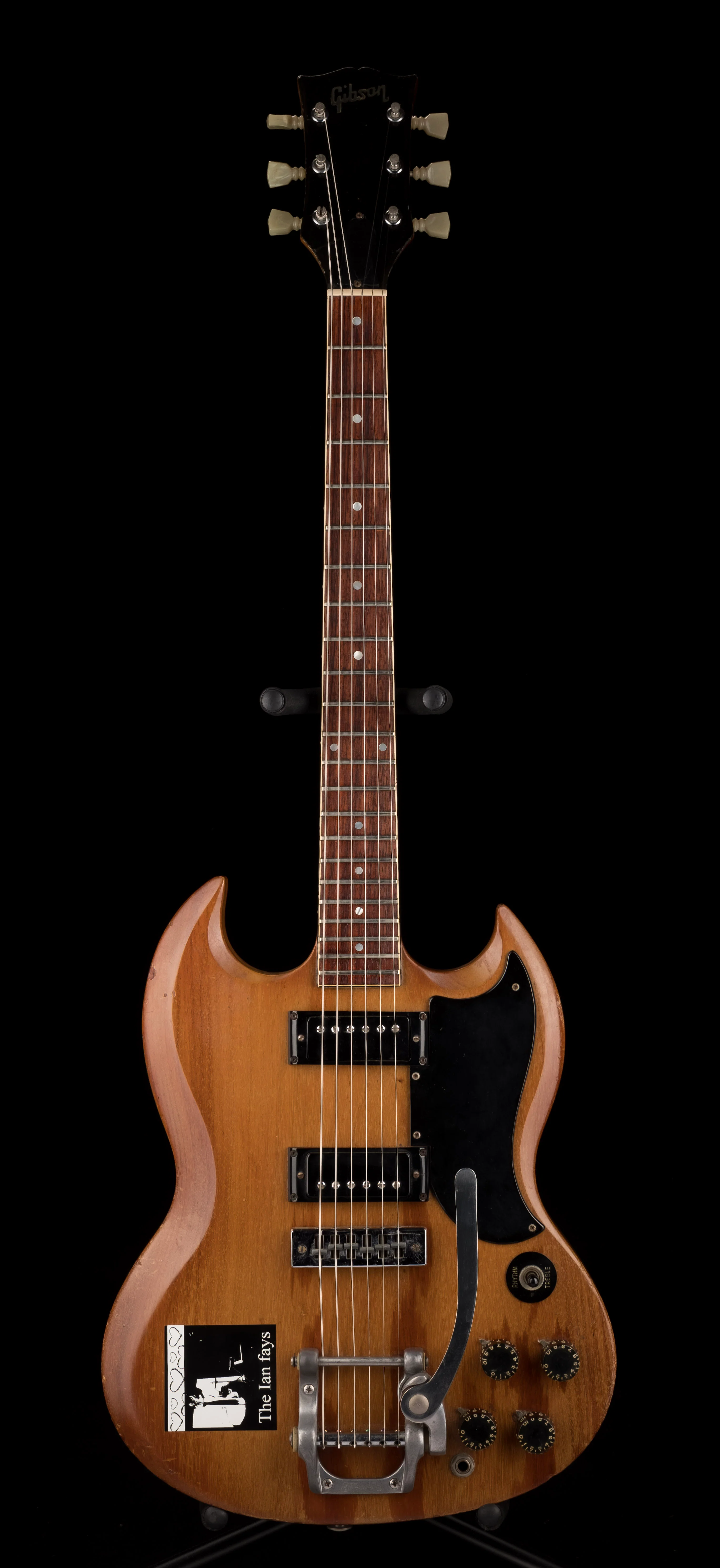Pre Owned 1973 Gibson SG Special Walnut With Bigsby With Case - Image 2