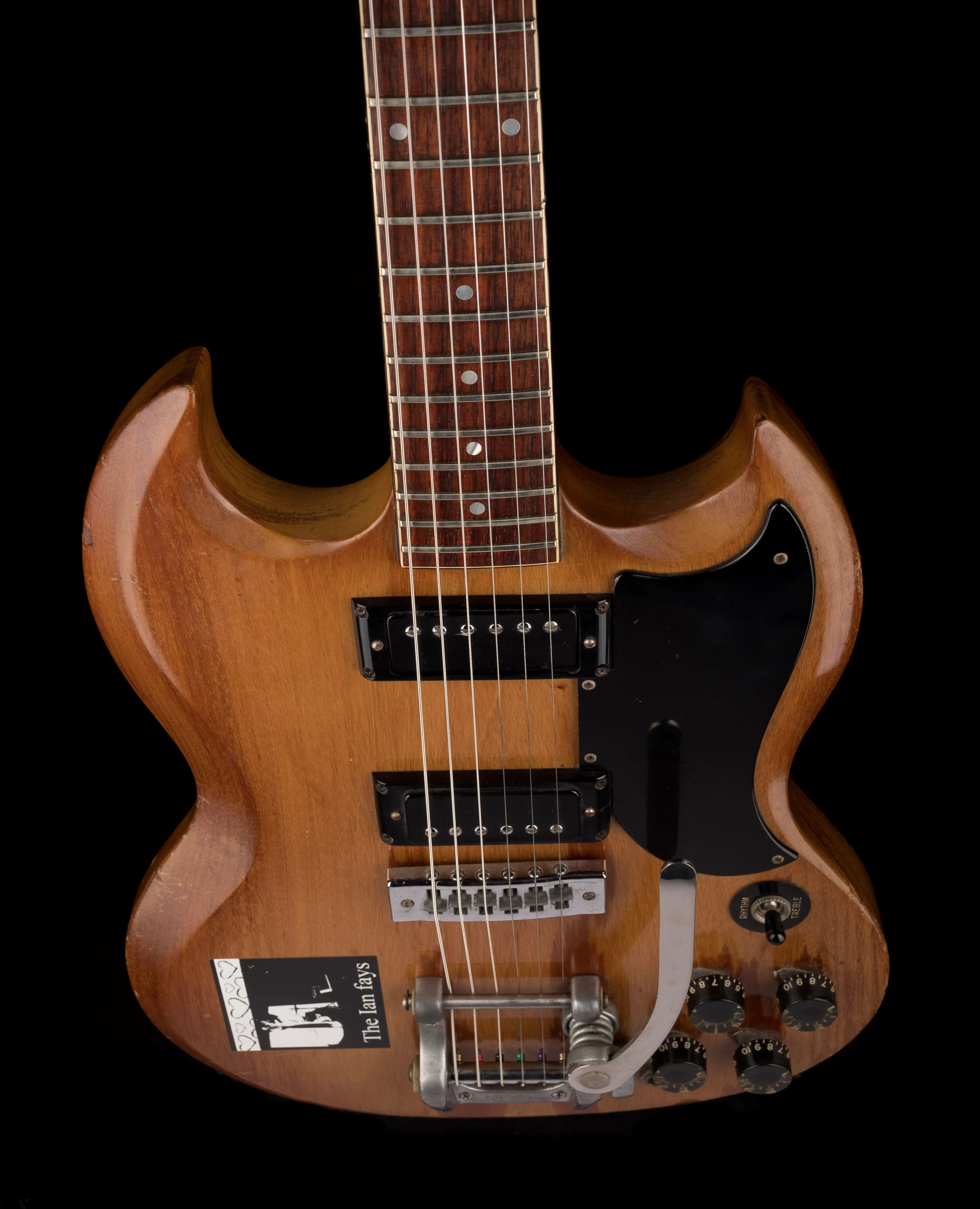 Pre Owned 1973 Gibson SG Special Walnut With Bigsby With Case - Image 4