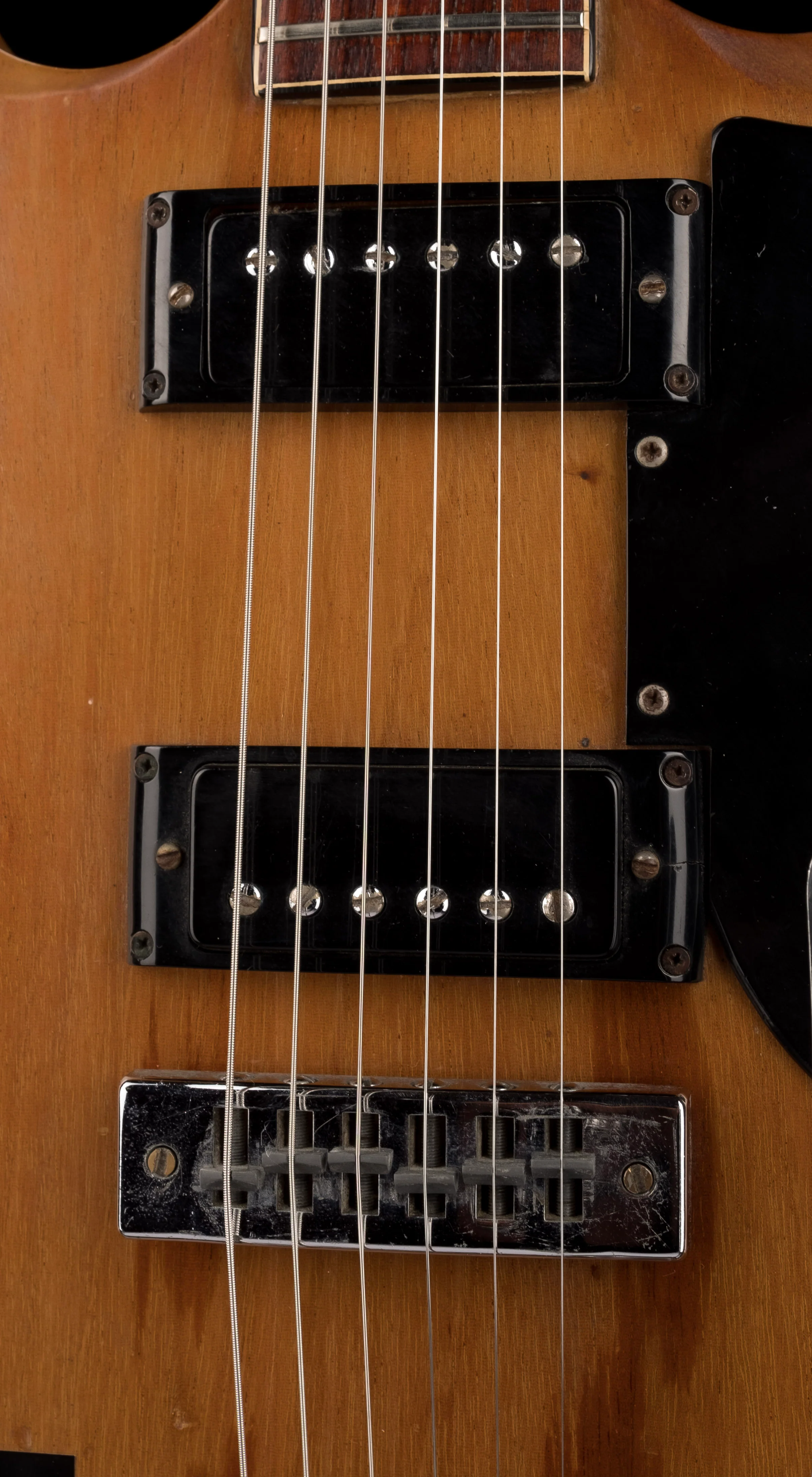 Pre Owned 1973 Gibson SG Special Walnut With Bigsby With Case - Image 7