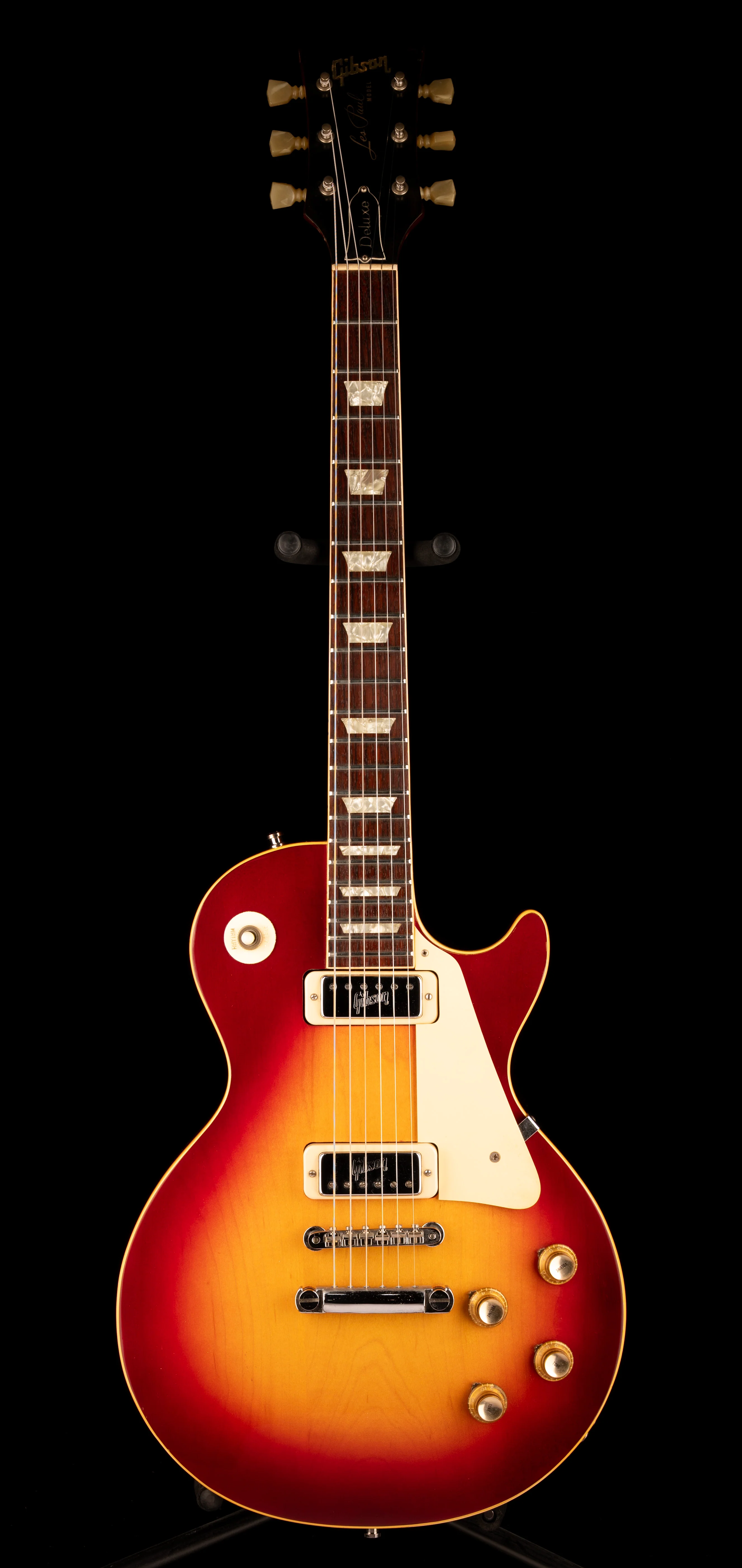 Vintage 1974 Gibson Les Paul Deluxe Heritage Cherry Sunburst With OHSC - Image 2