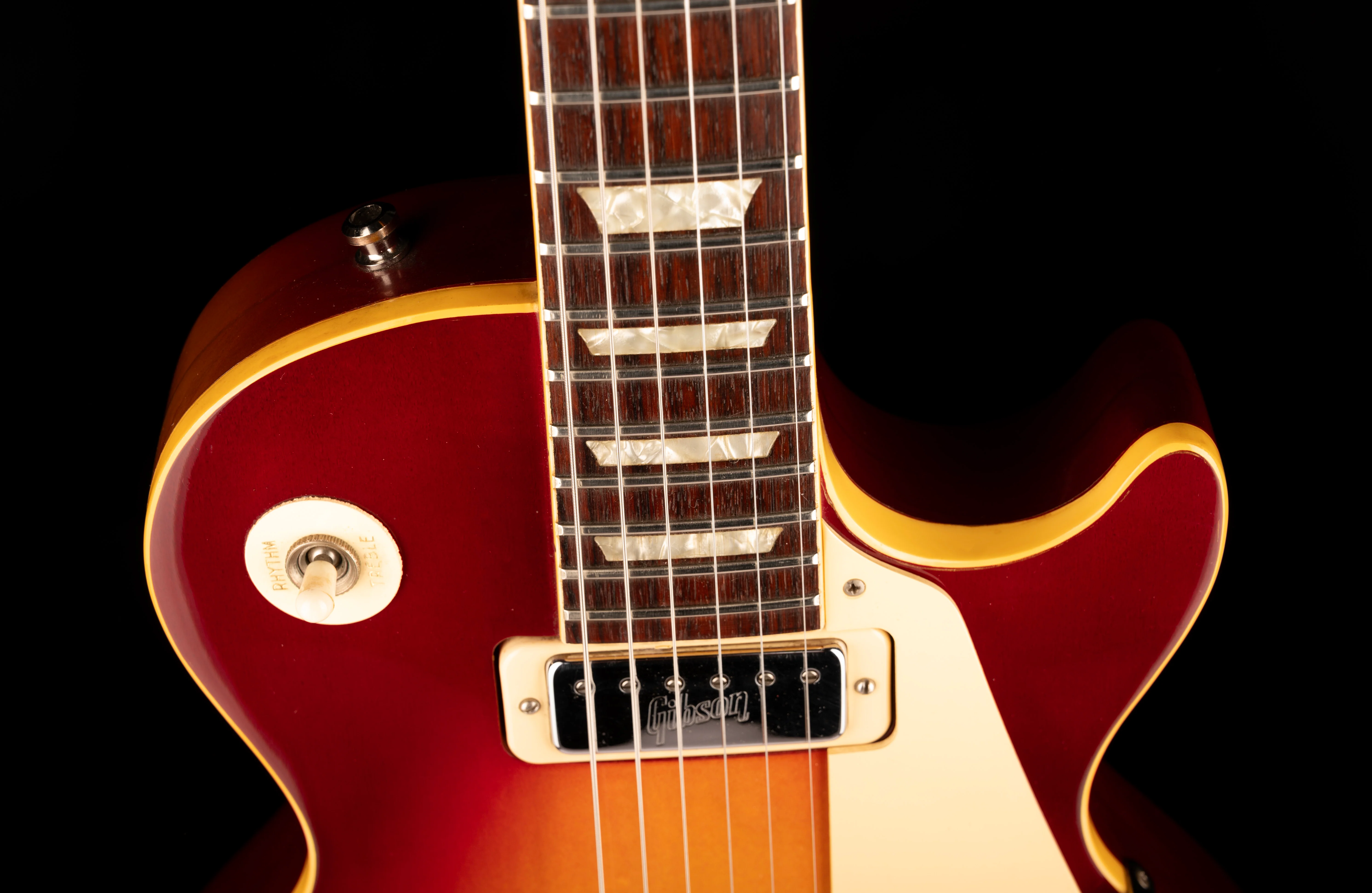Vintage 1974 Gibson Les Paul Deluxe Heritage Cherry Sunburst With OHSC - Image 3