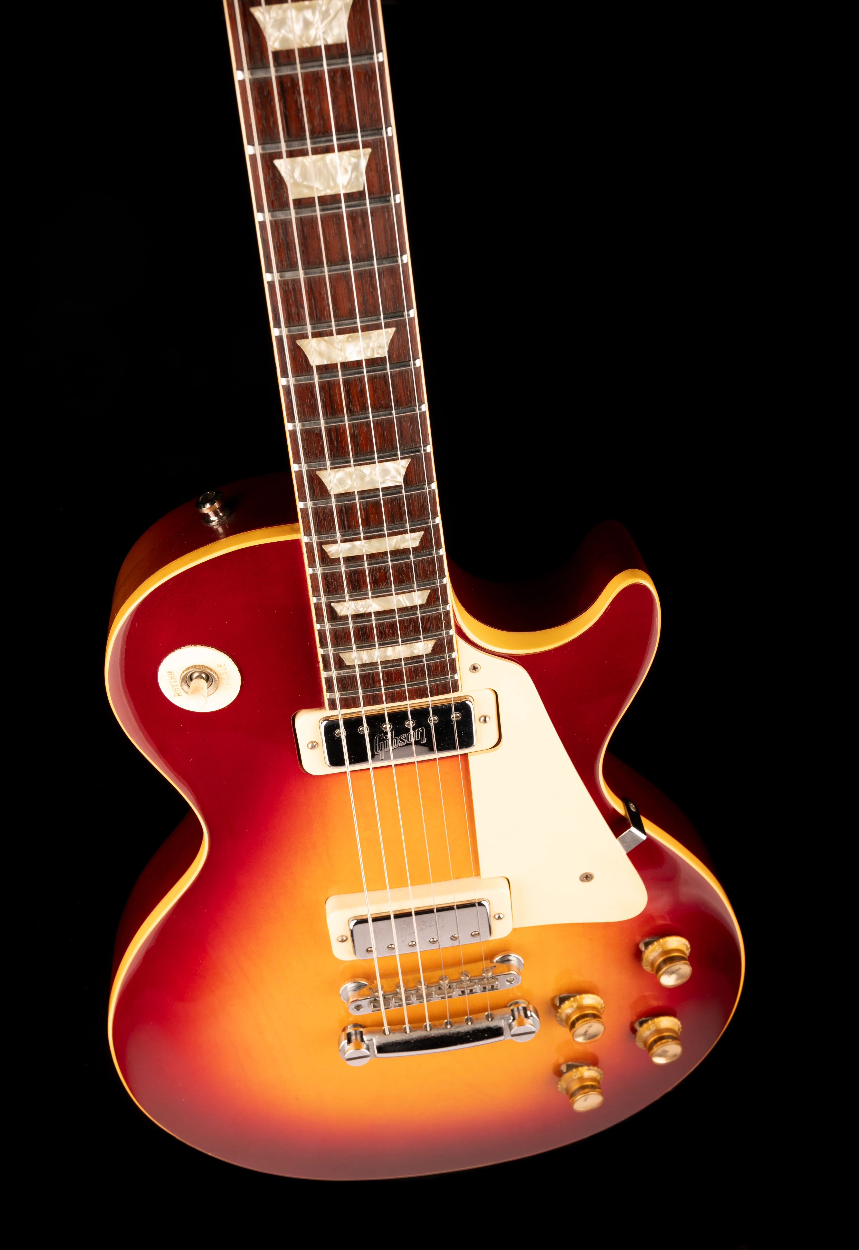 Vintage 1974 Gibson Les Paul Deluxe Heritage Cherry Sunburst With OHSC - Image 4