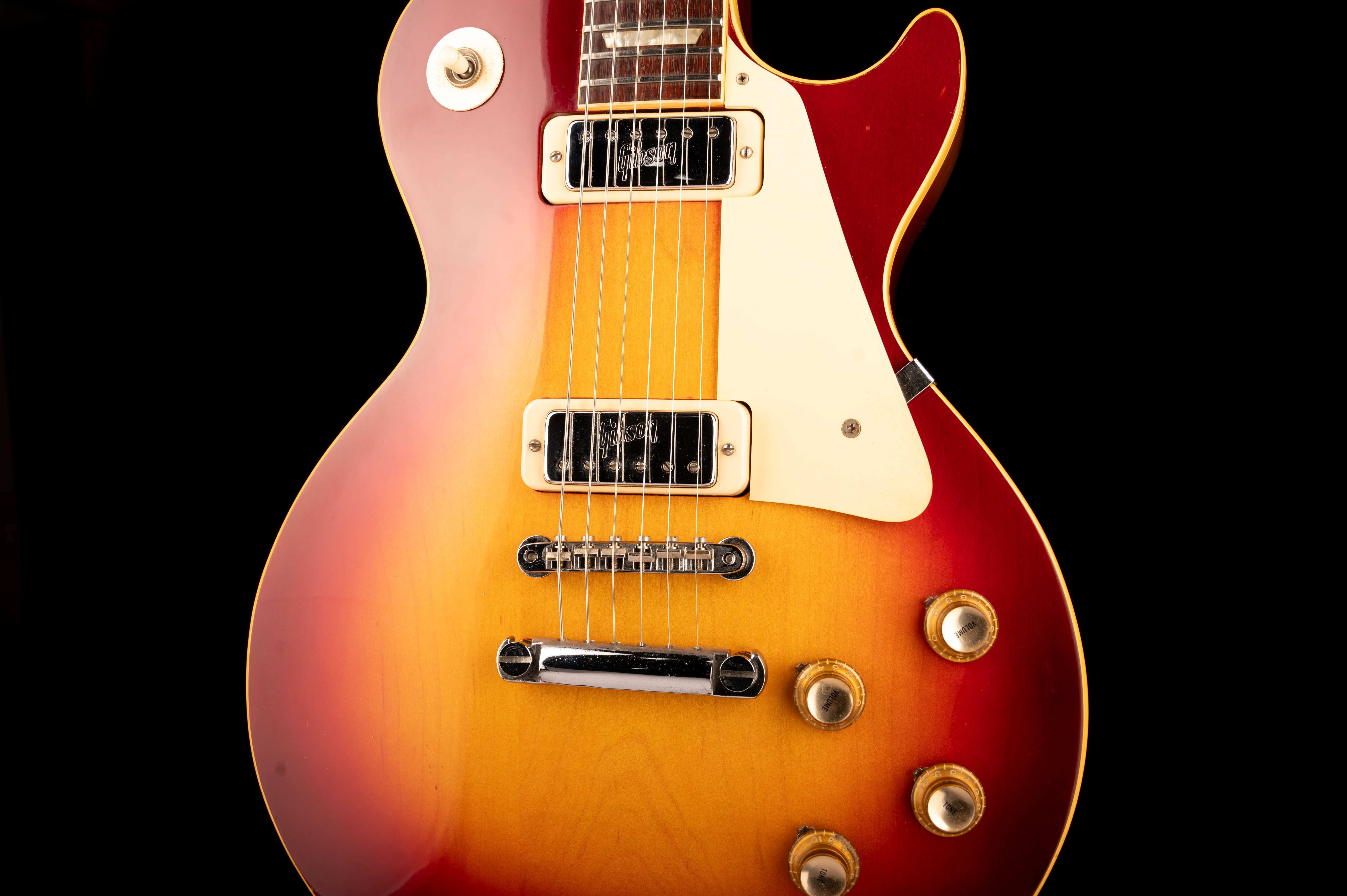 Vintage 1974 Gibson Les Paul Deluxe Heritage Cherry Sunburst With OHSC - Image 6