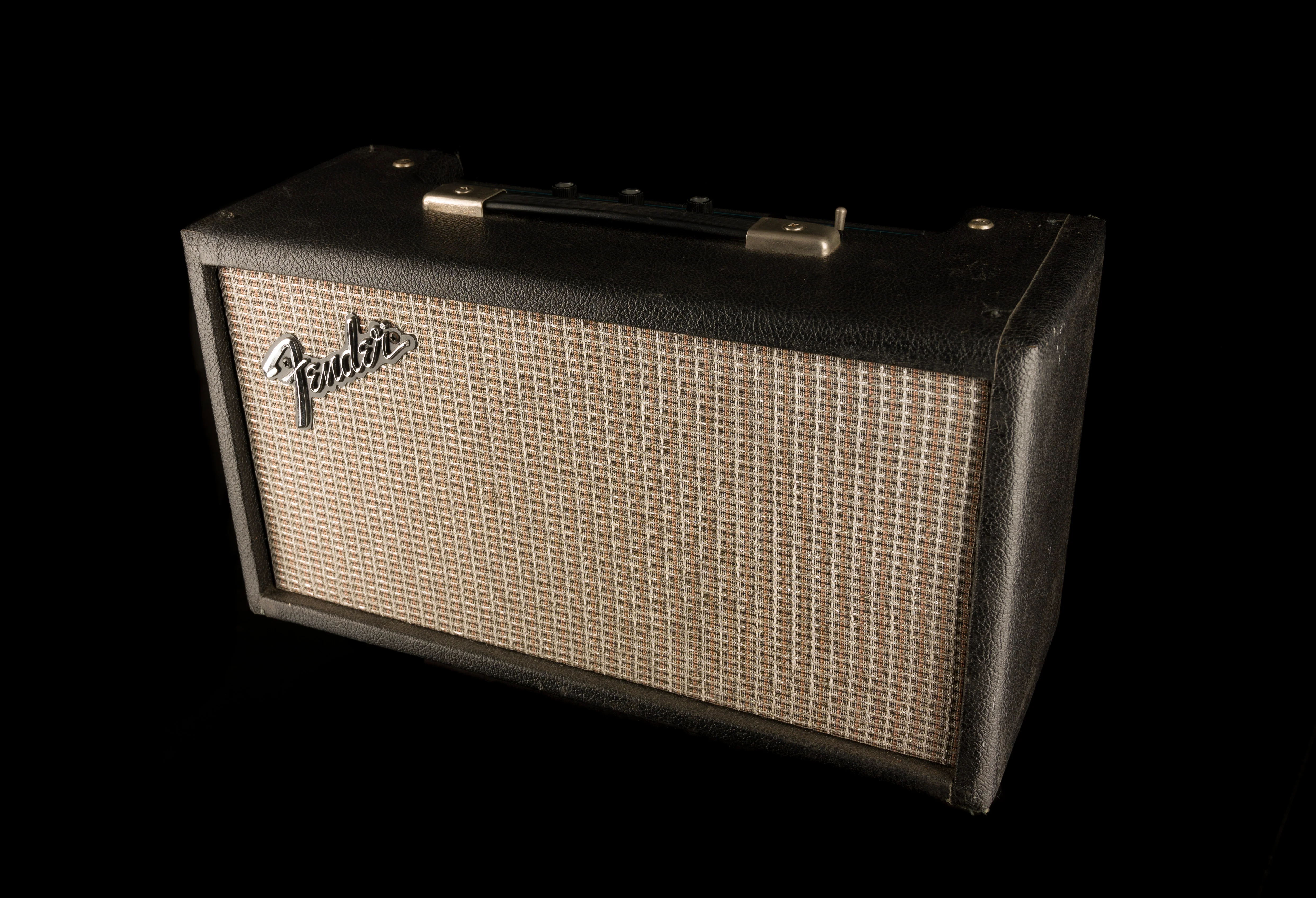 Vintage 1974 Fender Tube Reverb Unit Black - Image 2