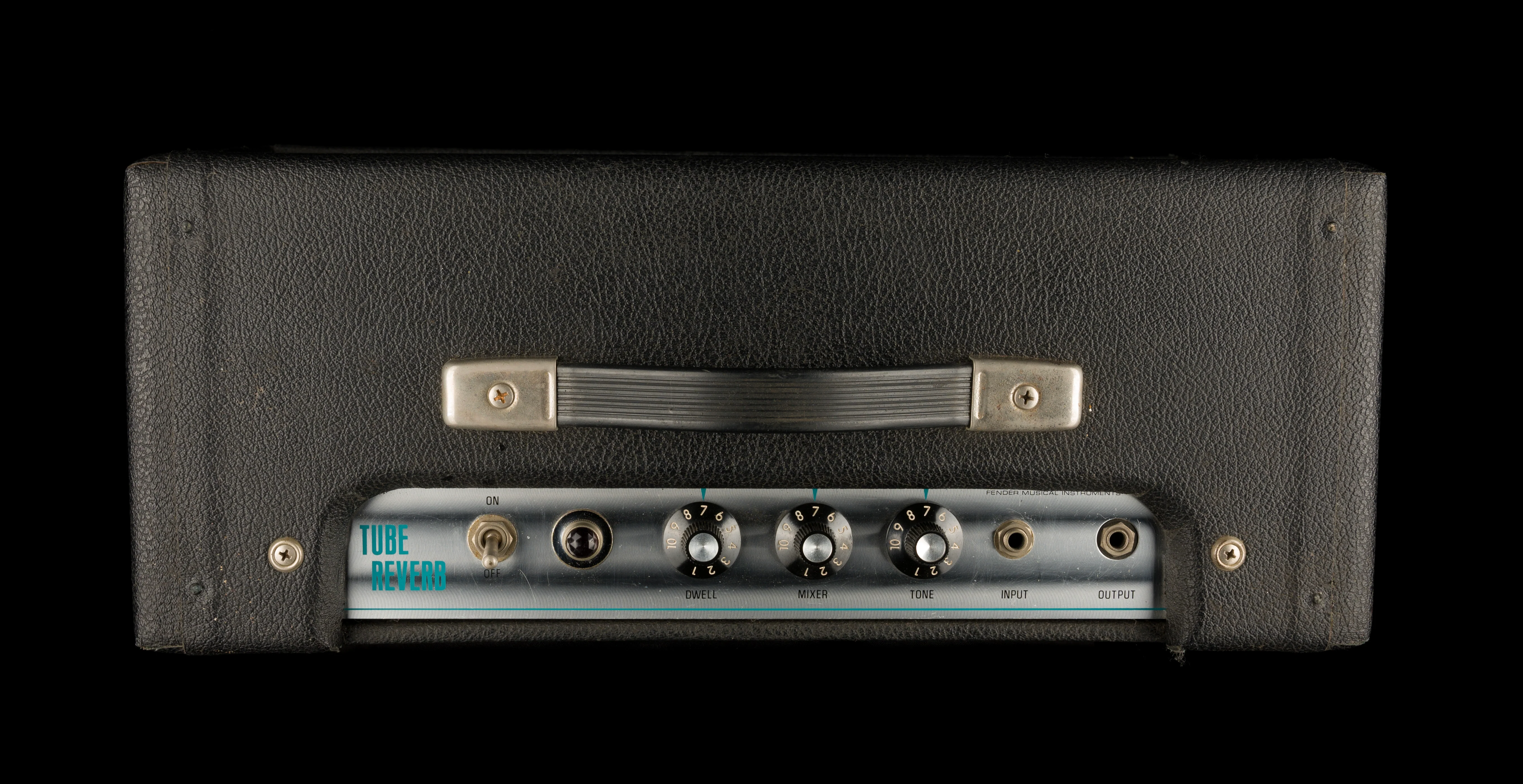 Vintage 1974 Fender Tube Reverb Unit Black - Image 7