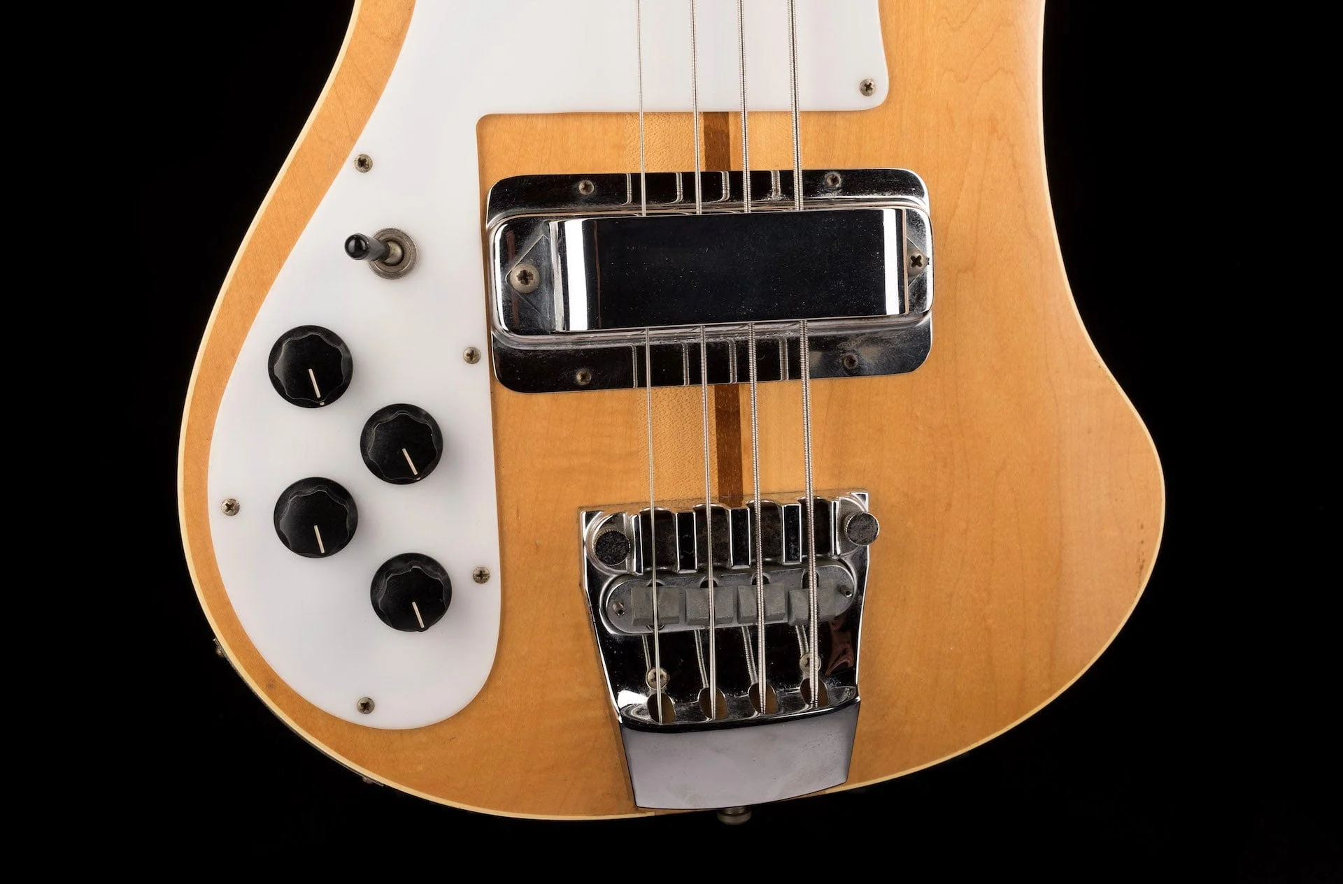 Vintage 1974 Rickenbacker 4001 Bass Maple Glo With HSC - Duffy Snowhill - Image 5