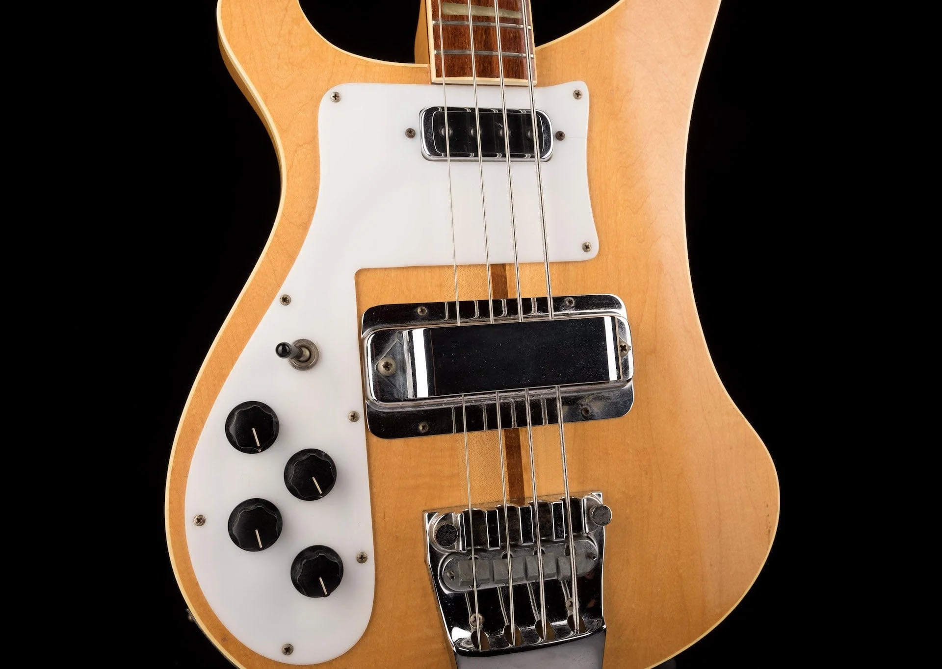 Vintage 1974 Rickenbacker 4001 Bass Maple Glo With HSC - Duffy Snowhill - Image 6