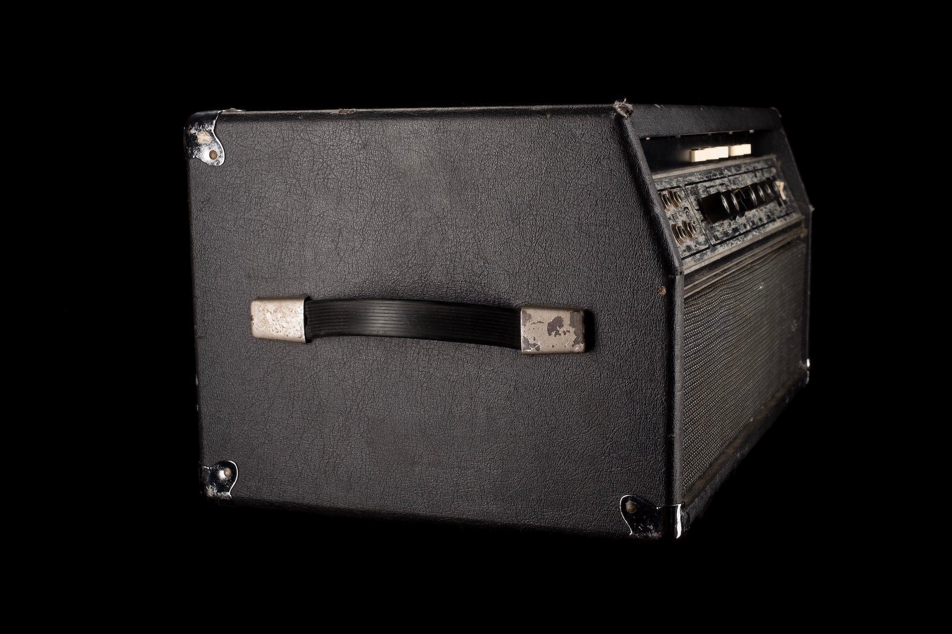 Vintage 1976 Ampeg SVT Curved Line Bass Amp Head With Road Case - Image 8