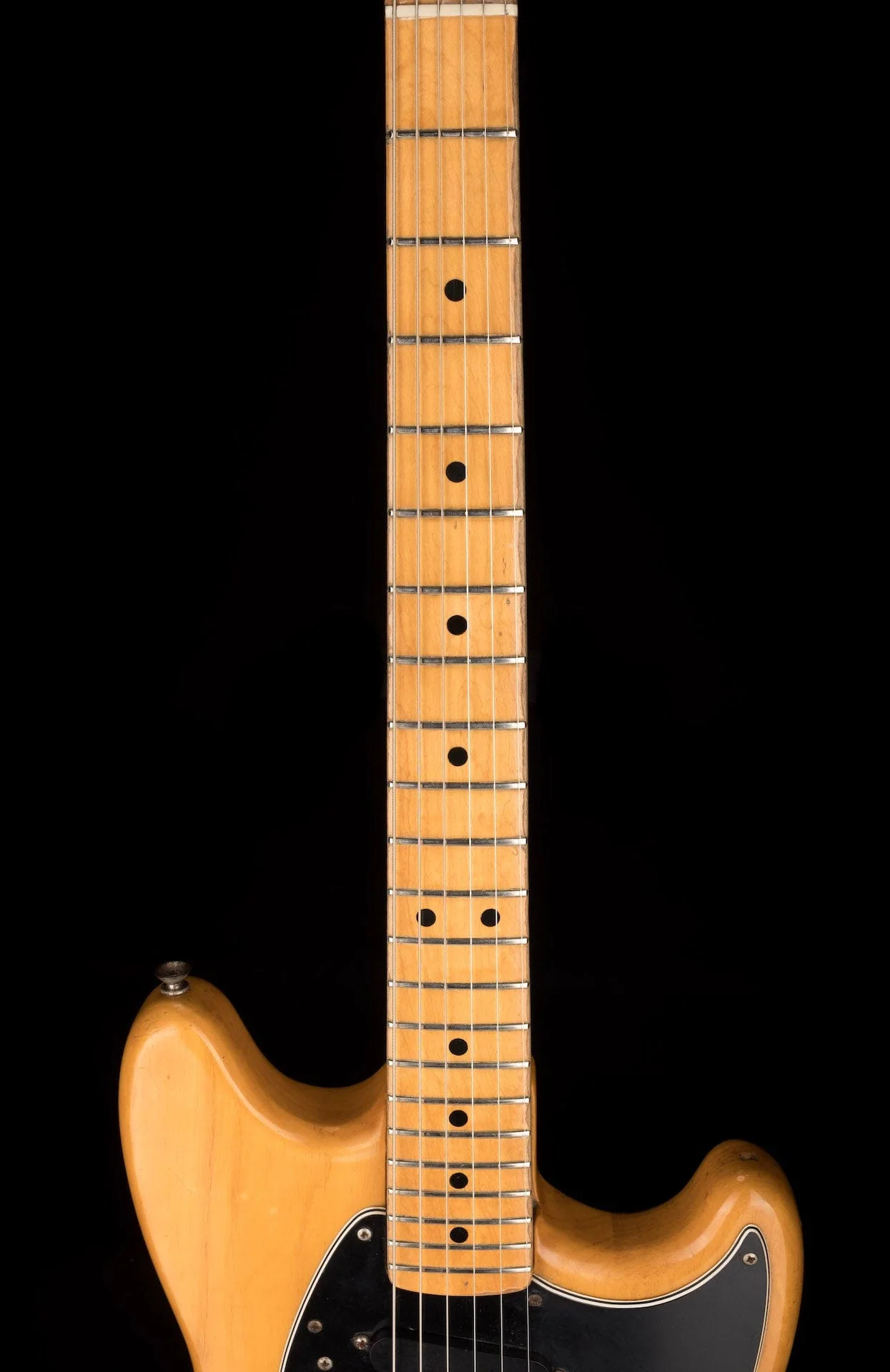 Vintage 1976 Fender Mustang Natural With OHSC - Image 12