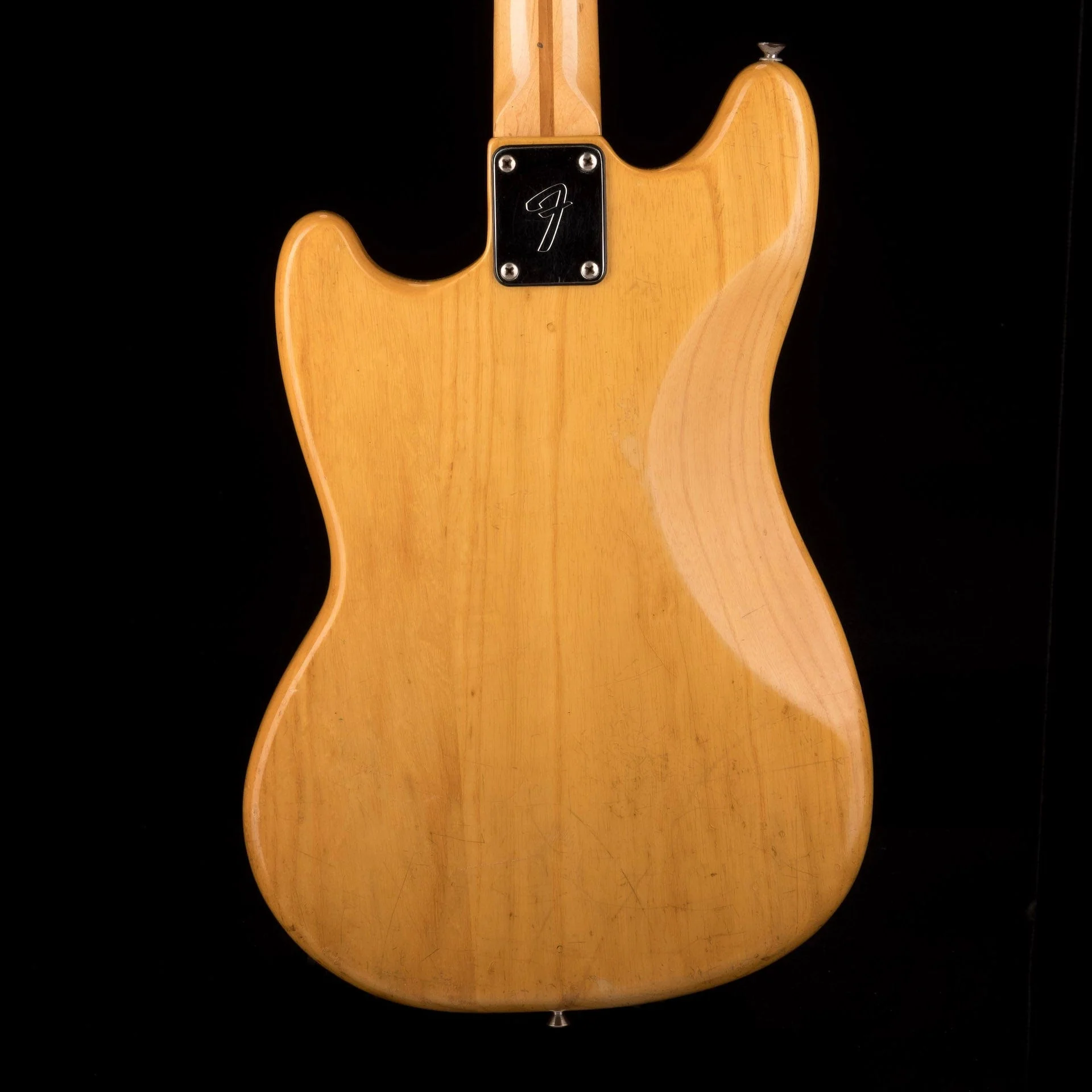 Vintage 1976 Fender Mustang Natural With OHSC - Image 14