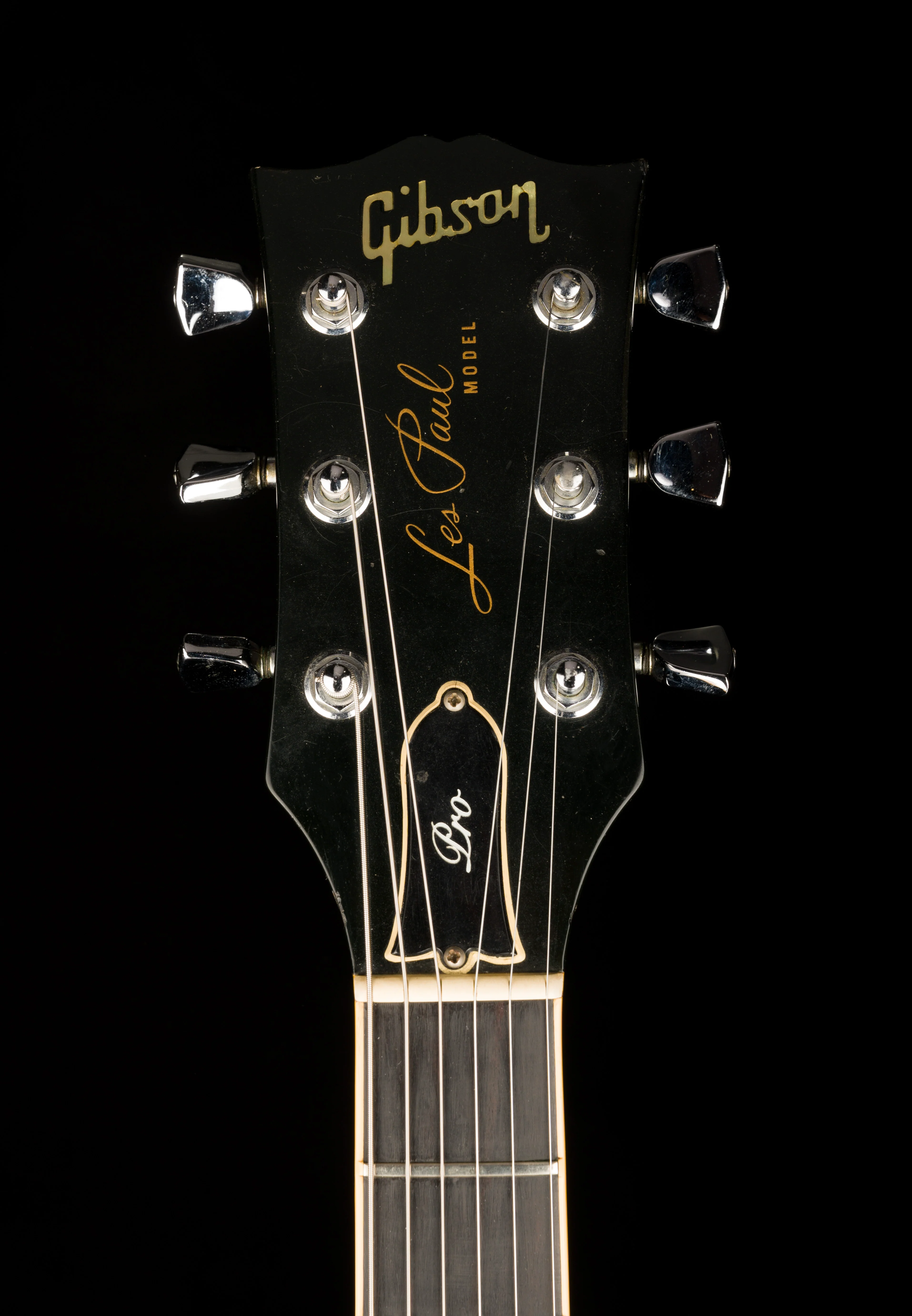 Pre Owned 1976 Gibson Les Paul Pro Deluxe Black With OHSC - Image 12