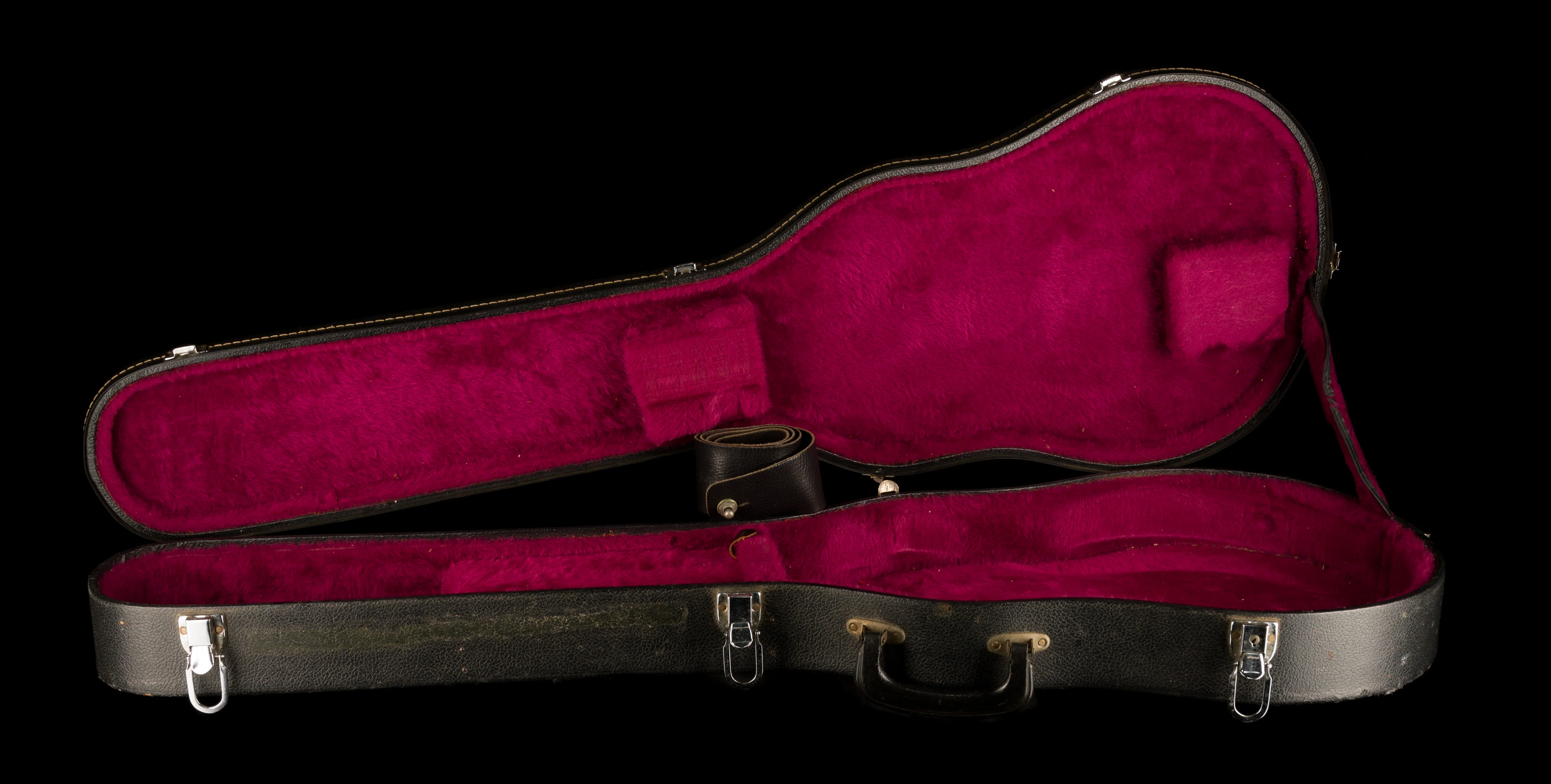 Pre Owned 1976 Gibson Les Paul Pro Deluxe Black With OHSC - Image 20