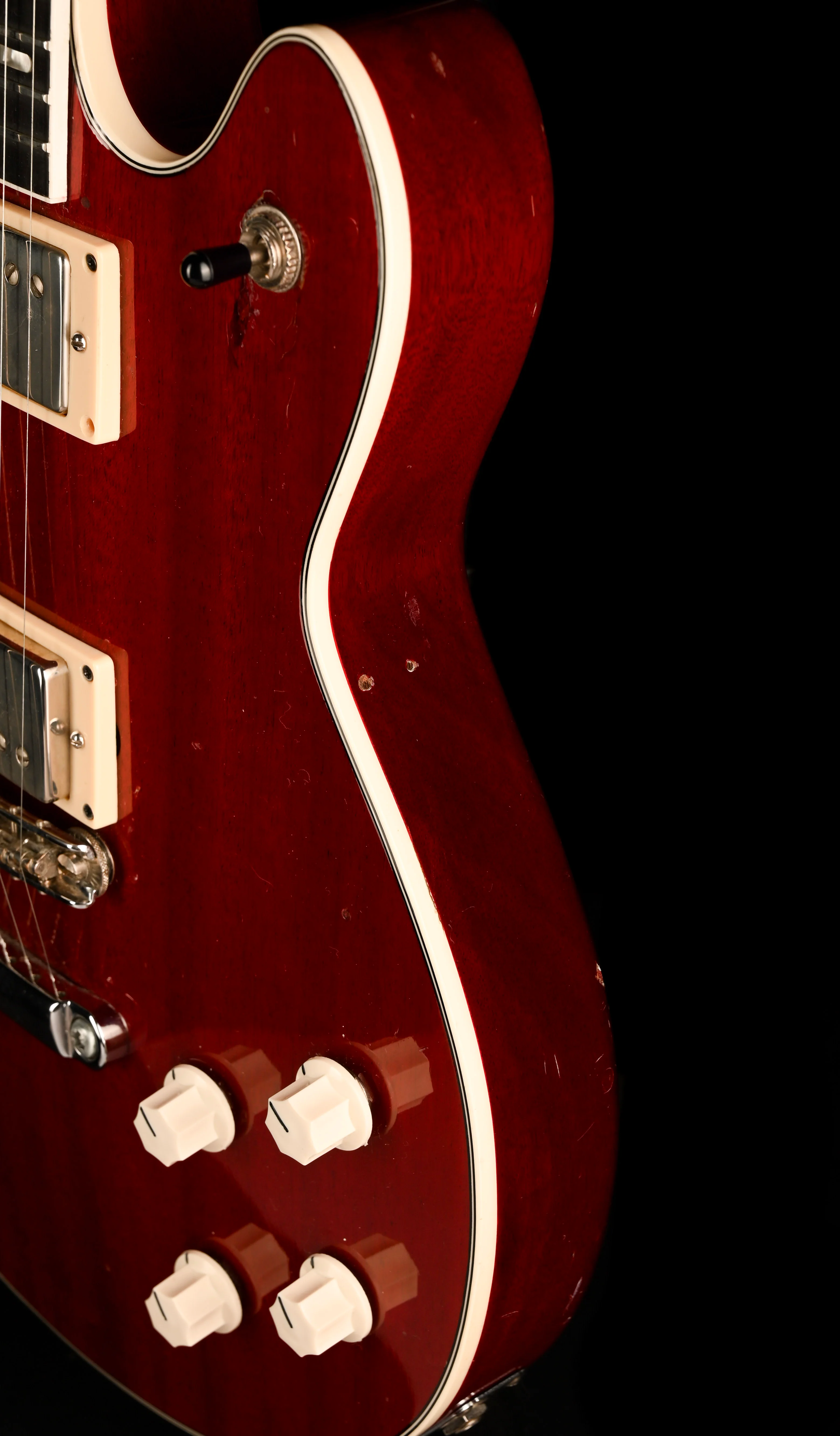 Vintage 1976 Hagstrom Swede Cherry Red Translucent With Case - Image 11