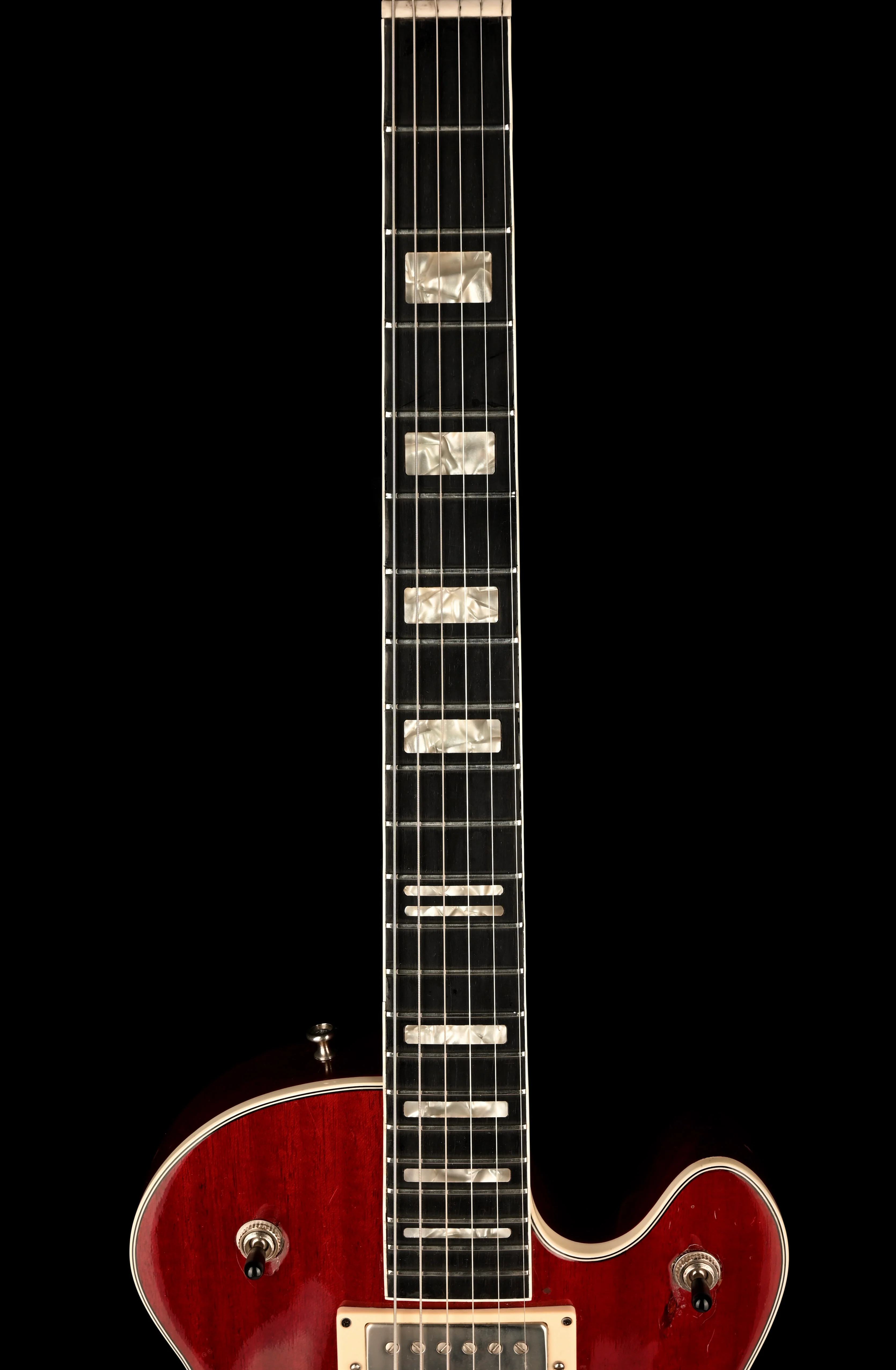 Vintage 1976 Hagstrom Swede Cherry Red Translucent With Case - Image 12