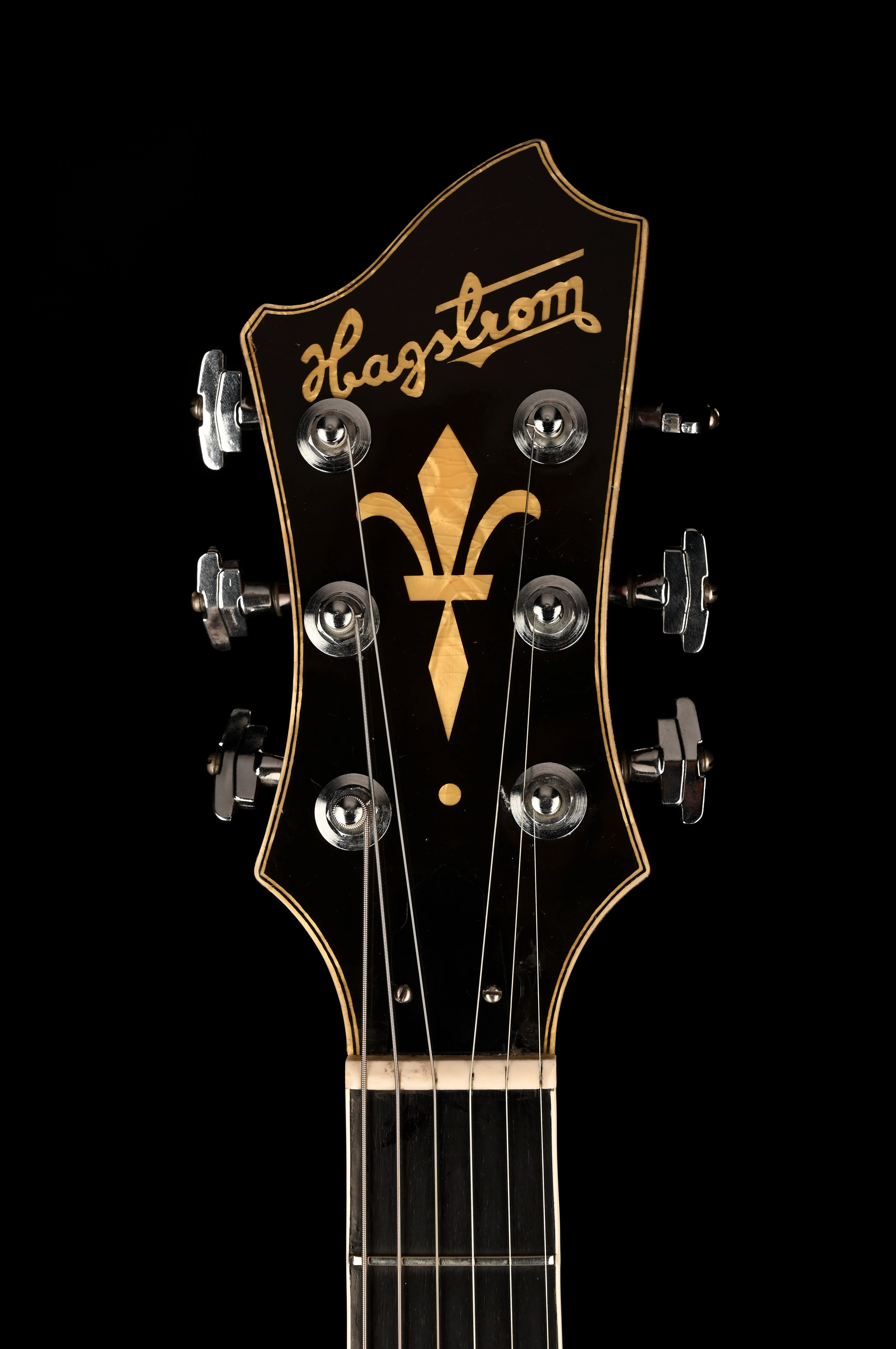 Vintage 1976 Hagstrom Swede Cherry Red Translucent With Case - Image 13