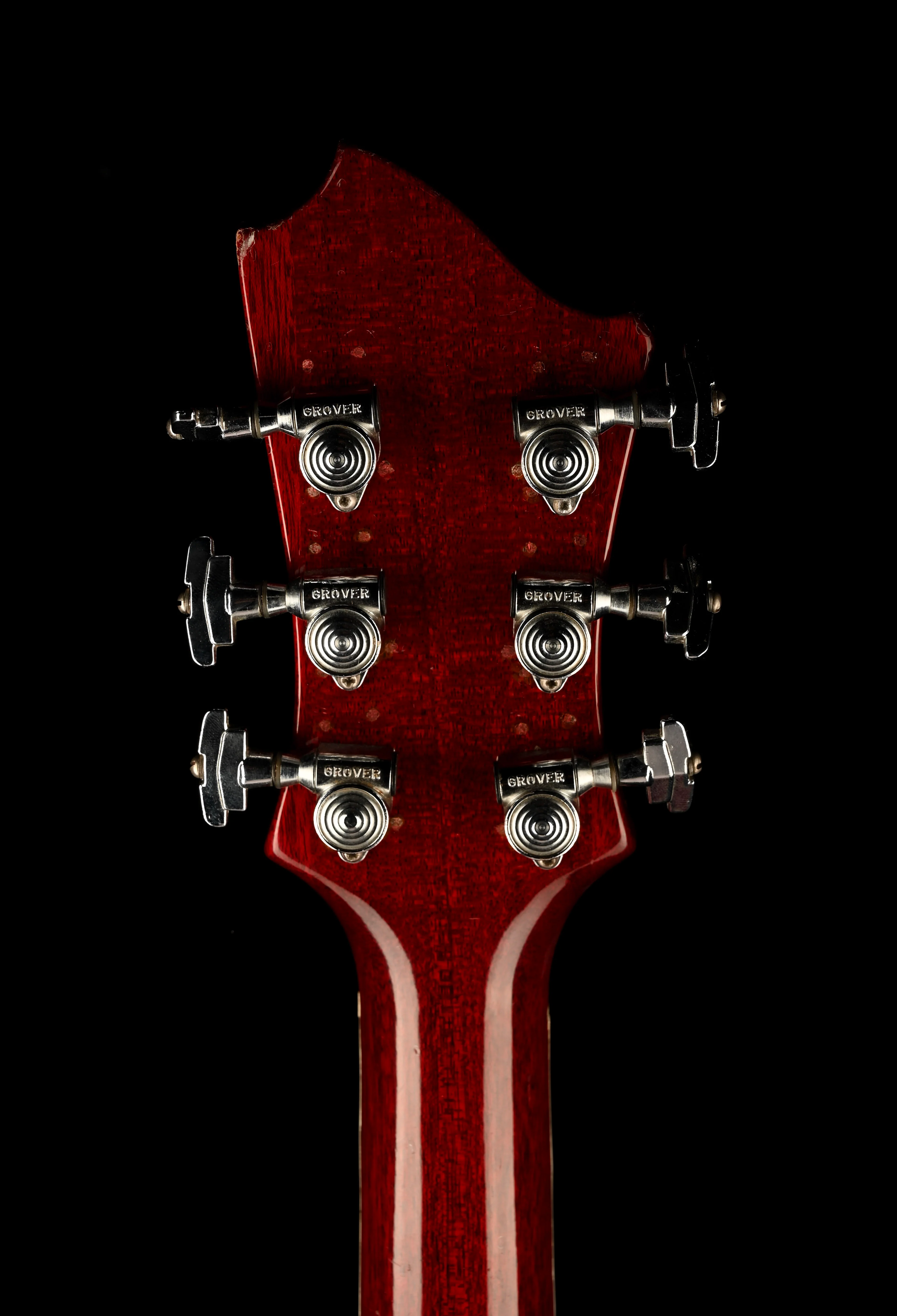 Vintage 1976 Hagstrom Swede Cherry Red Translucent With Case - Image 18