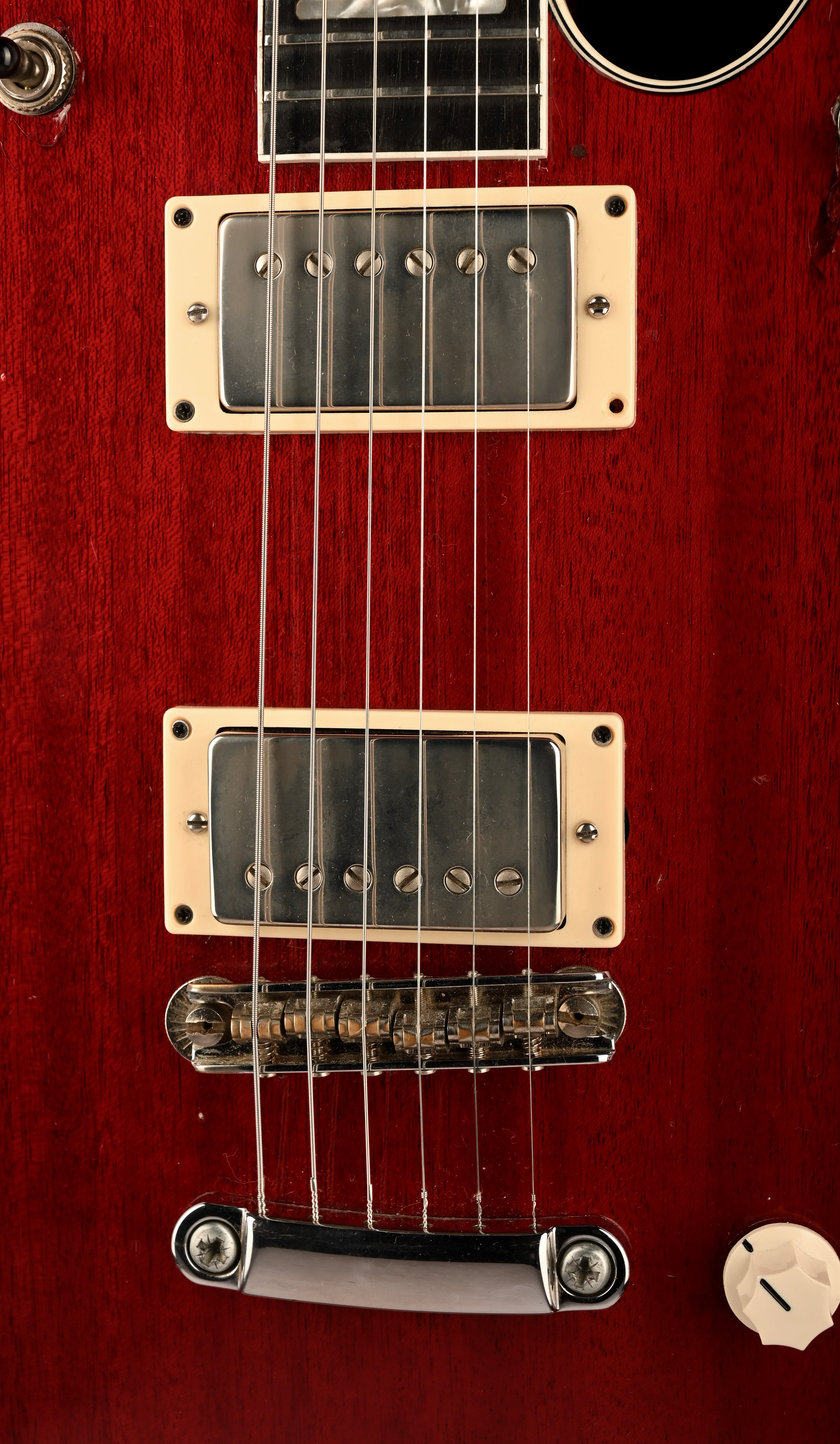 Vintage 1976 Hagstrom Swede Cherry Red Translucent With Case - Image 7