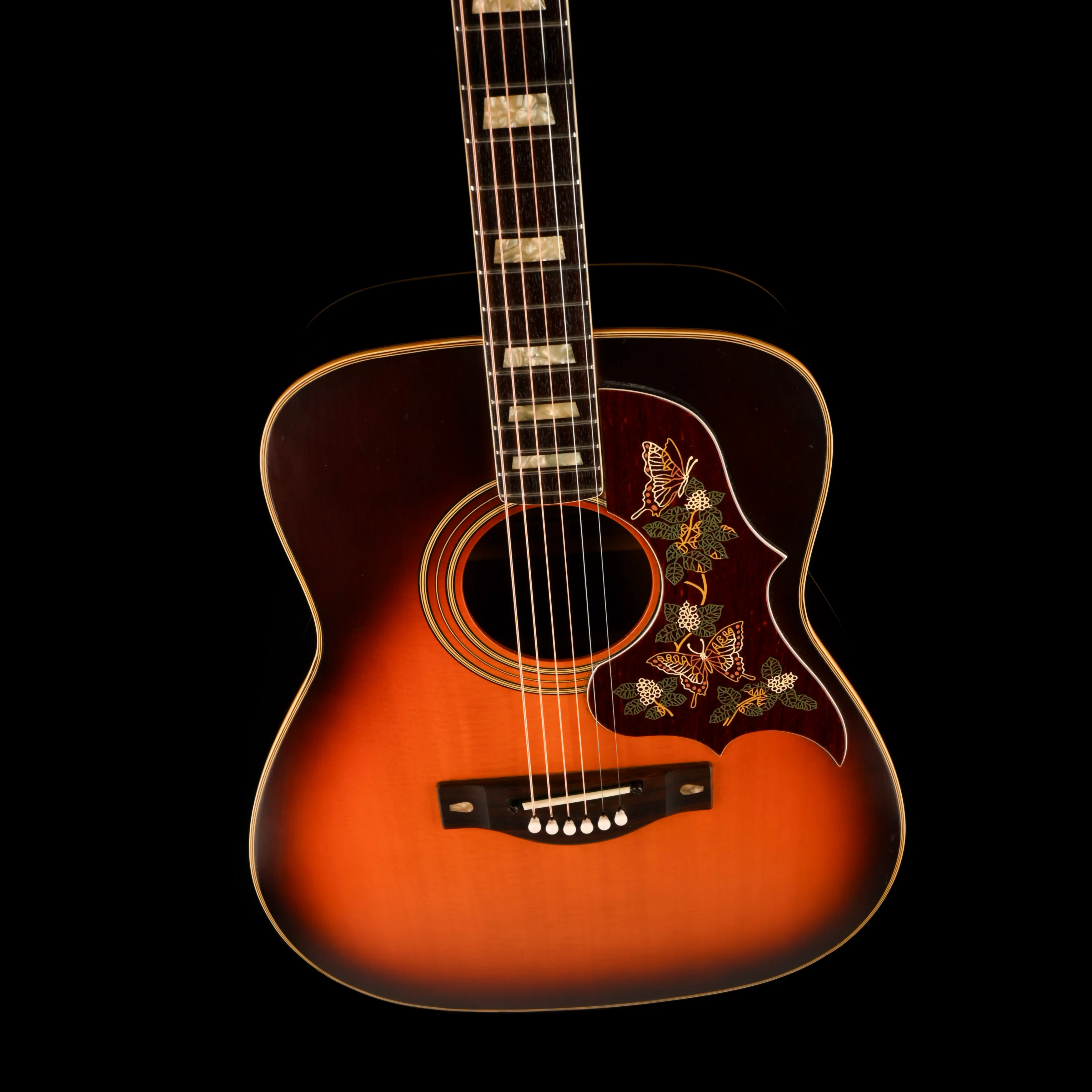Pre Owned 1976 Yamaha FG-600S Sunburst Acoustic Guitar With Case - Image 3