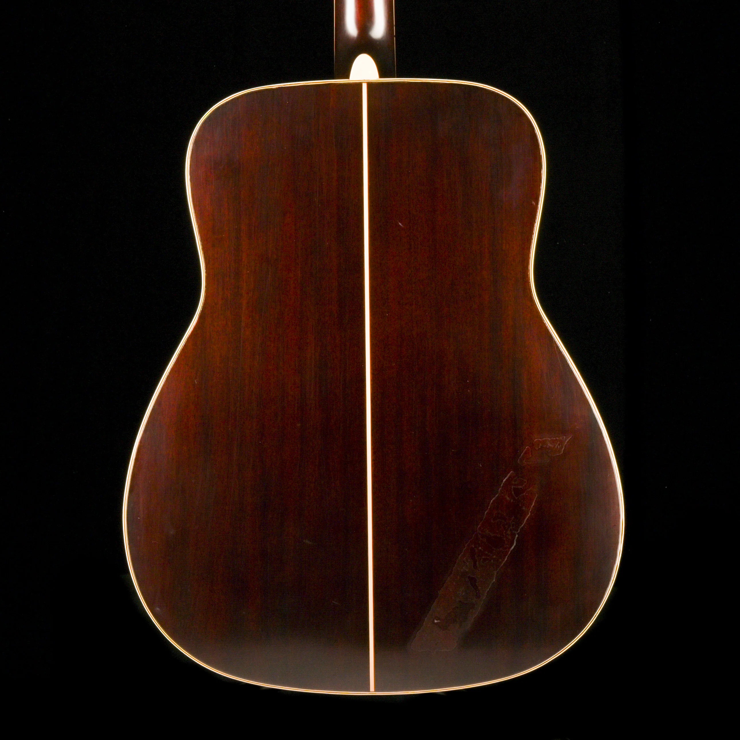 Pre Owned 1976 Yamaha FG-600S Sunburst Acoustic Guitar With Case - Image 9