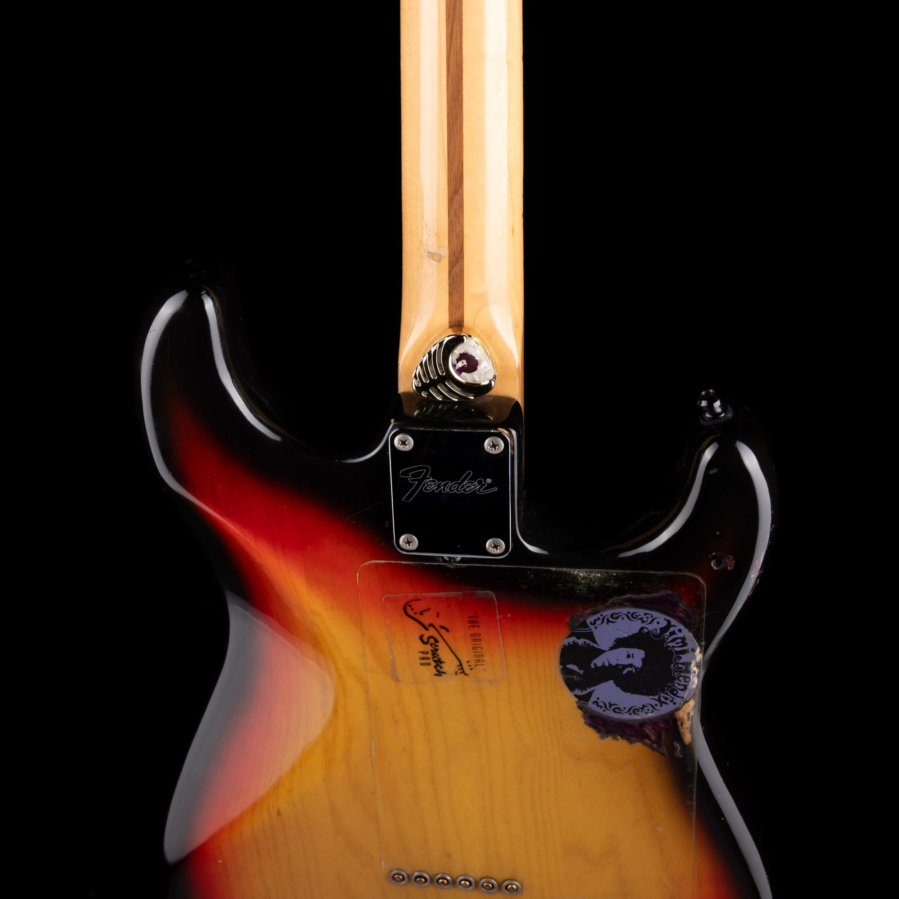 Vintage 1977 Fender Stratocaster Left-Handed Hardtail 3-Tone Sunburst With OHSC - Image 10