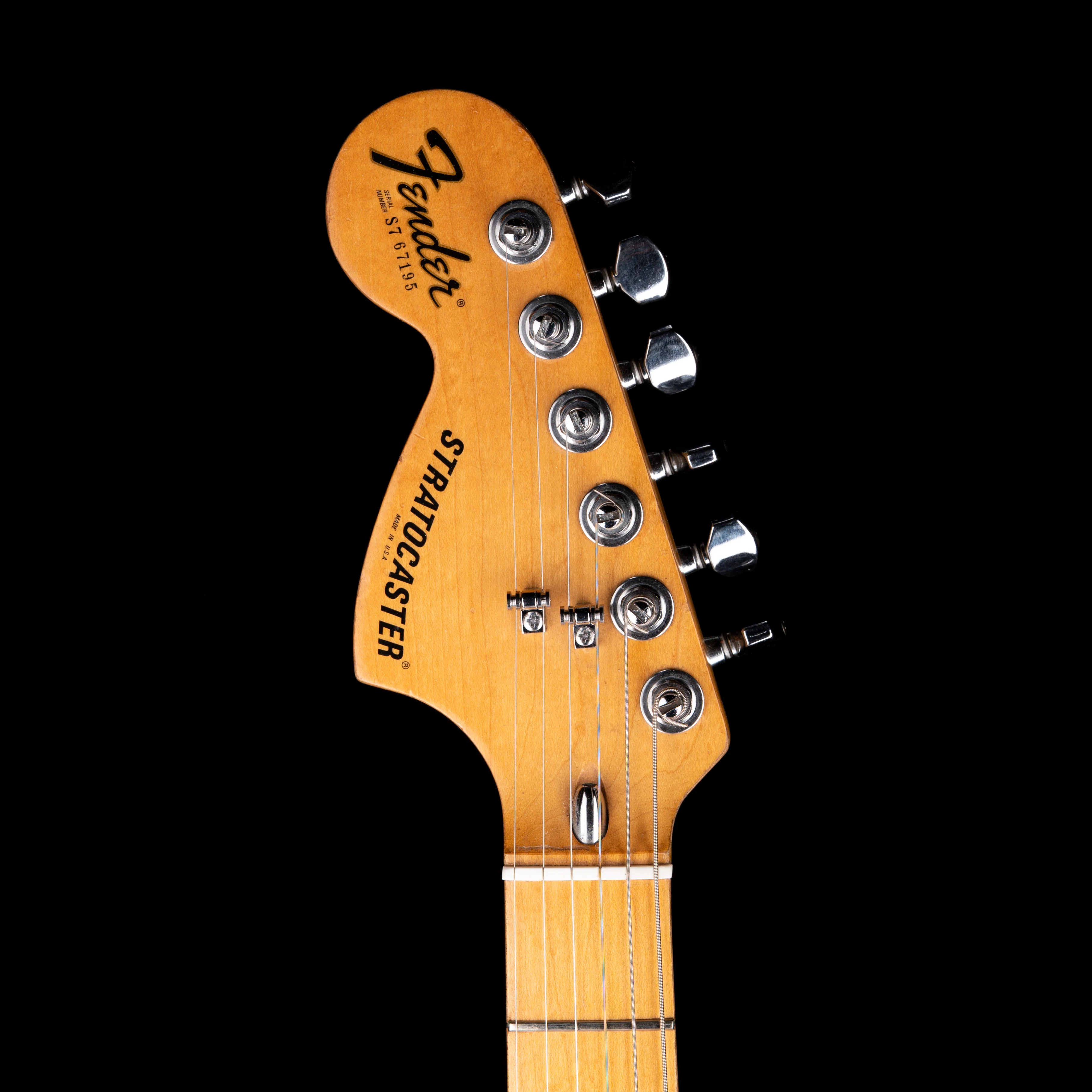 Vintage 1977 Fender Stratocaster Left-Handed Hardtail 3-Tone Sunburst With OHSC - Image 12