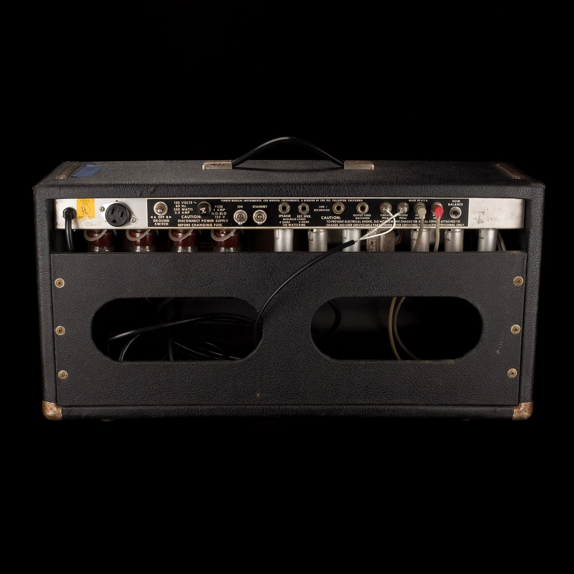 Vintage 1978 Fender Dual Showman Guitar Amp Head - Image 10