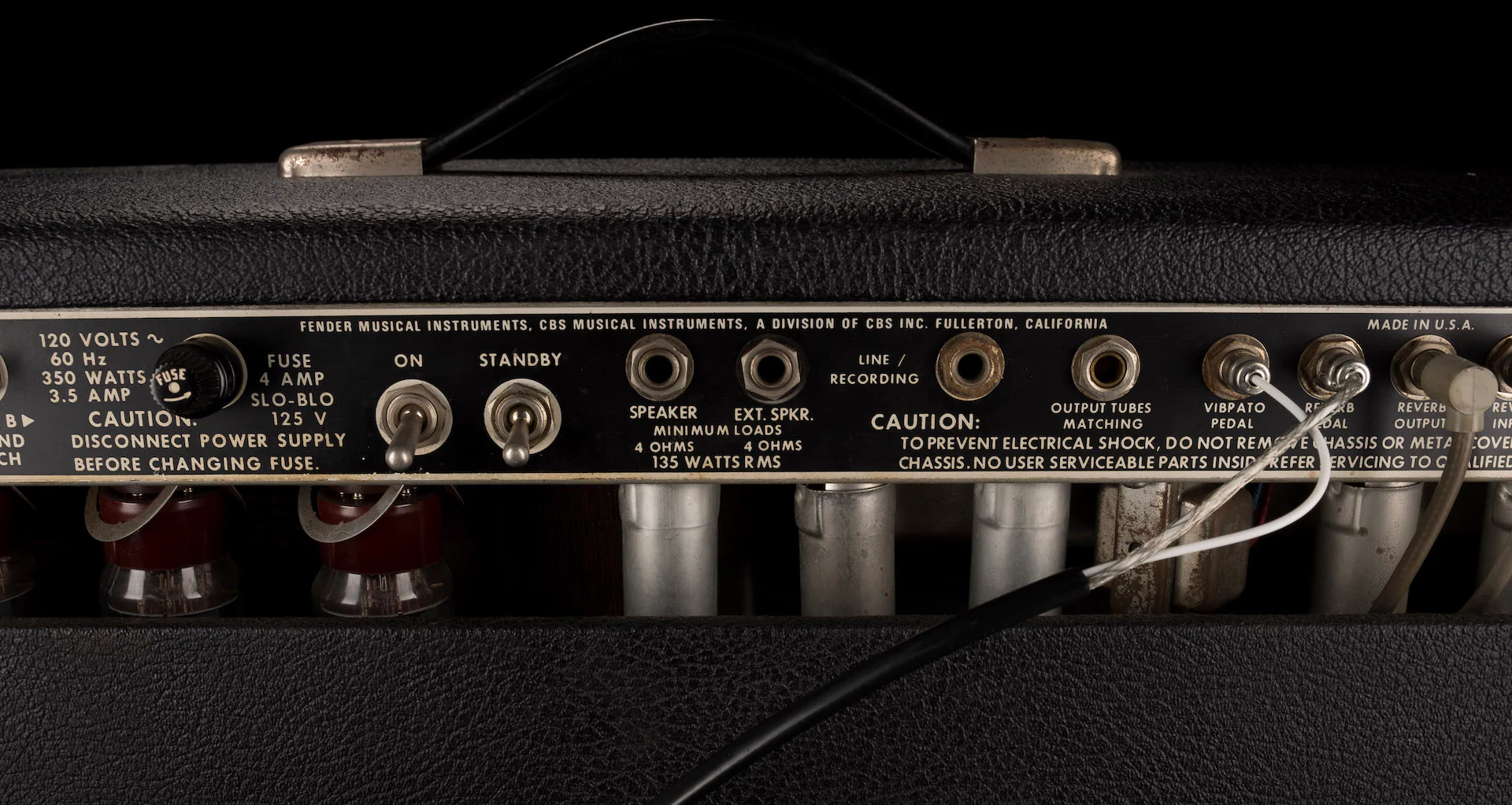 Vintage 1978 Fender Dual Showman Guitar Amp Head - Image 12