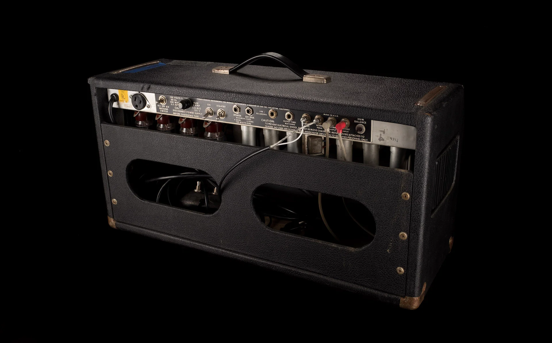 Vintage 1978 Fender Dual Showman Guitar Amp Head - Image 15