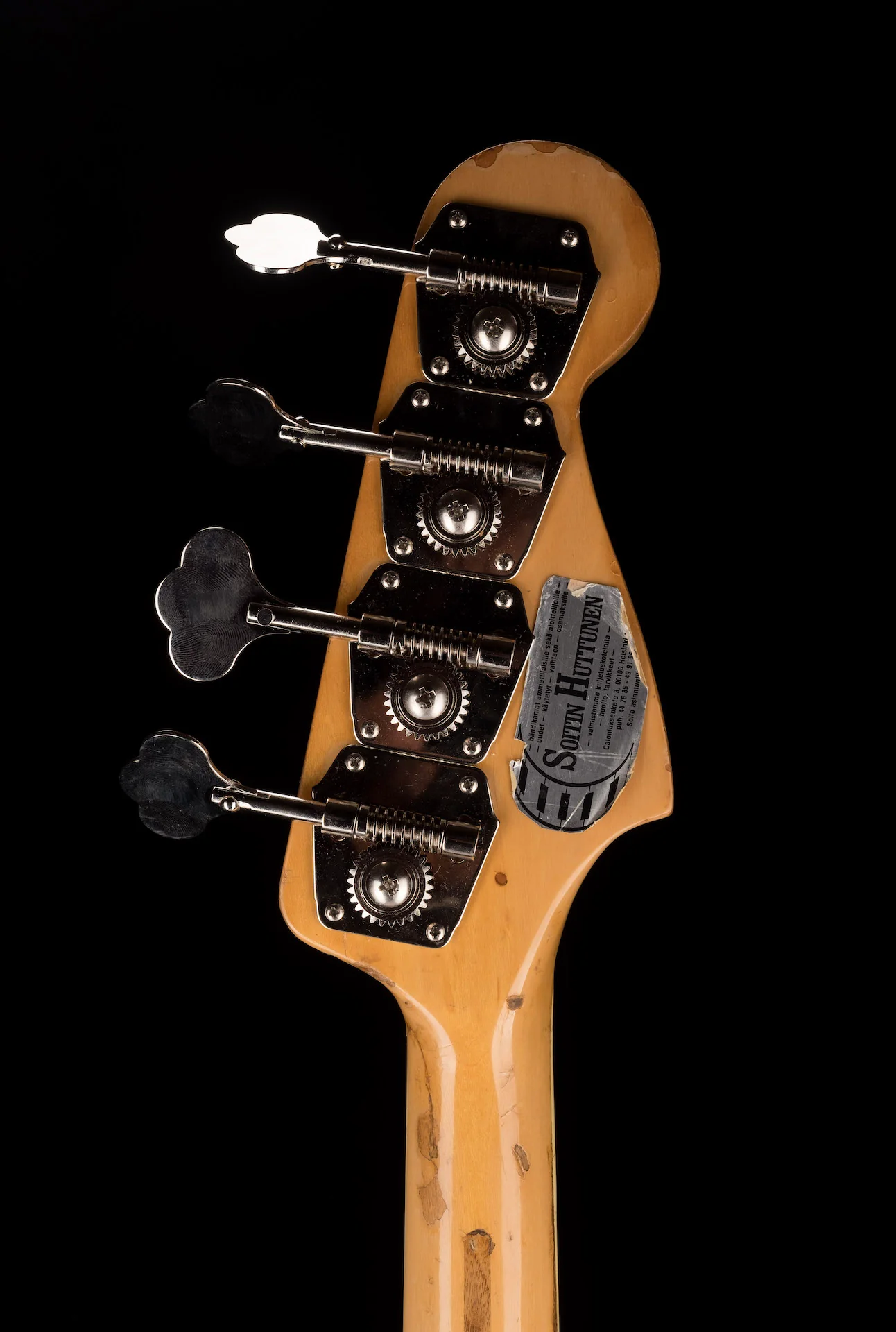 Pre Owned 1978 Fender Left-Handed Jazz Bass Sunburst Maple fretboard With OHSC - Image 19