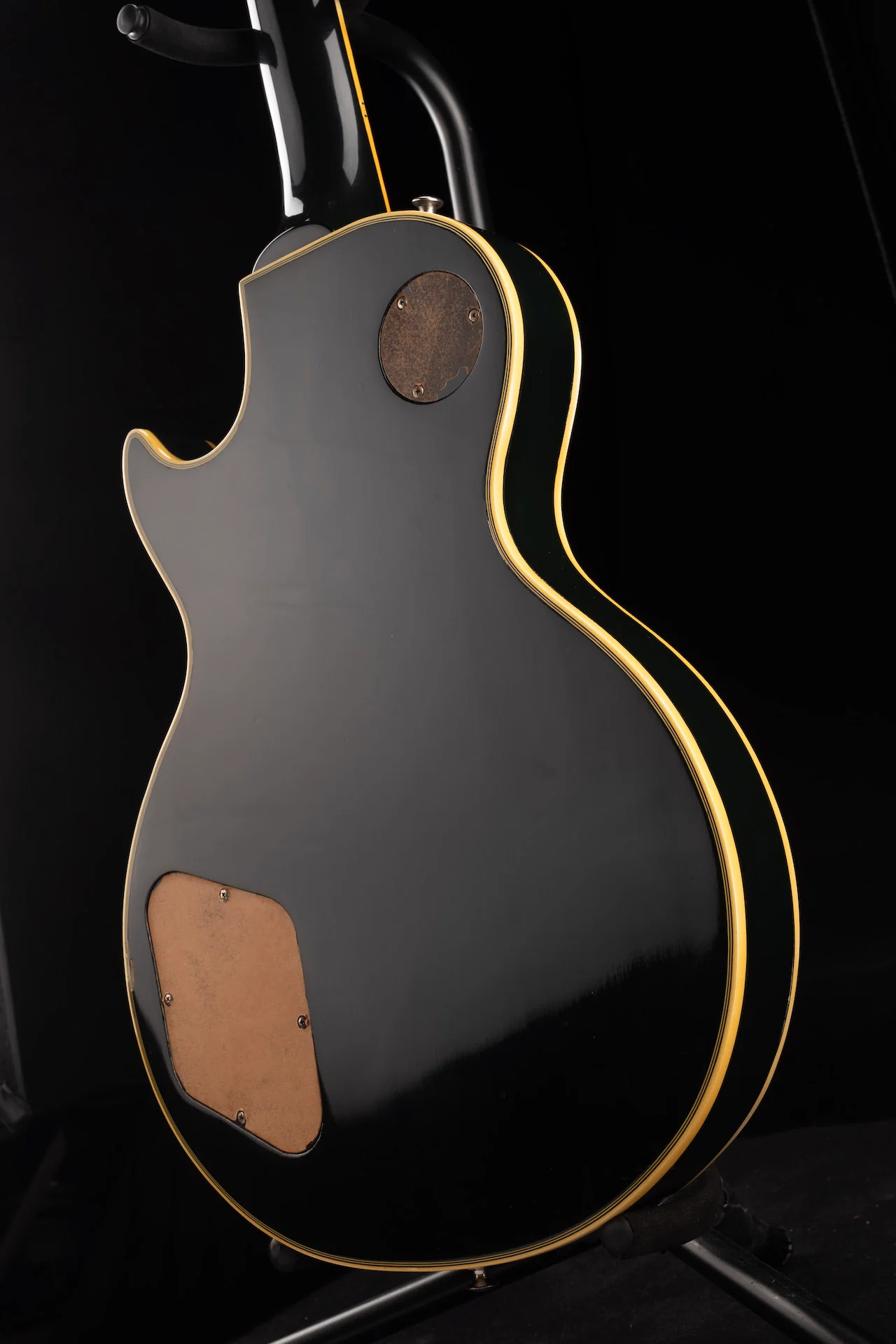 Pre Owned 1978 Greco EG600P Peter Frampton LP Custom 3-Pickup Black Beauty With OHSC - Image 11