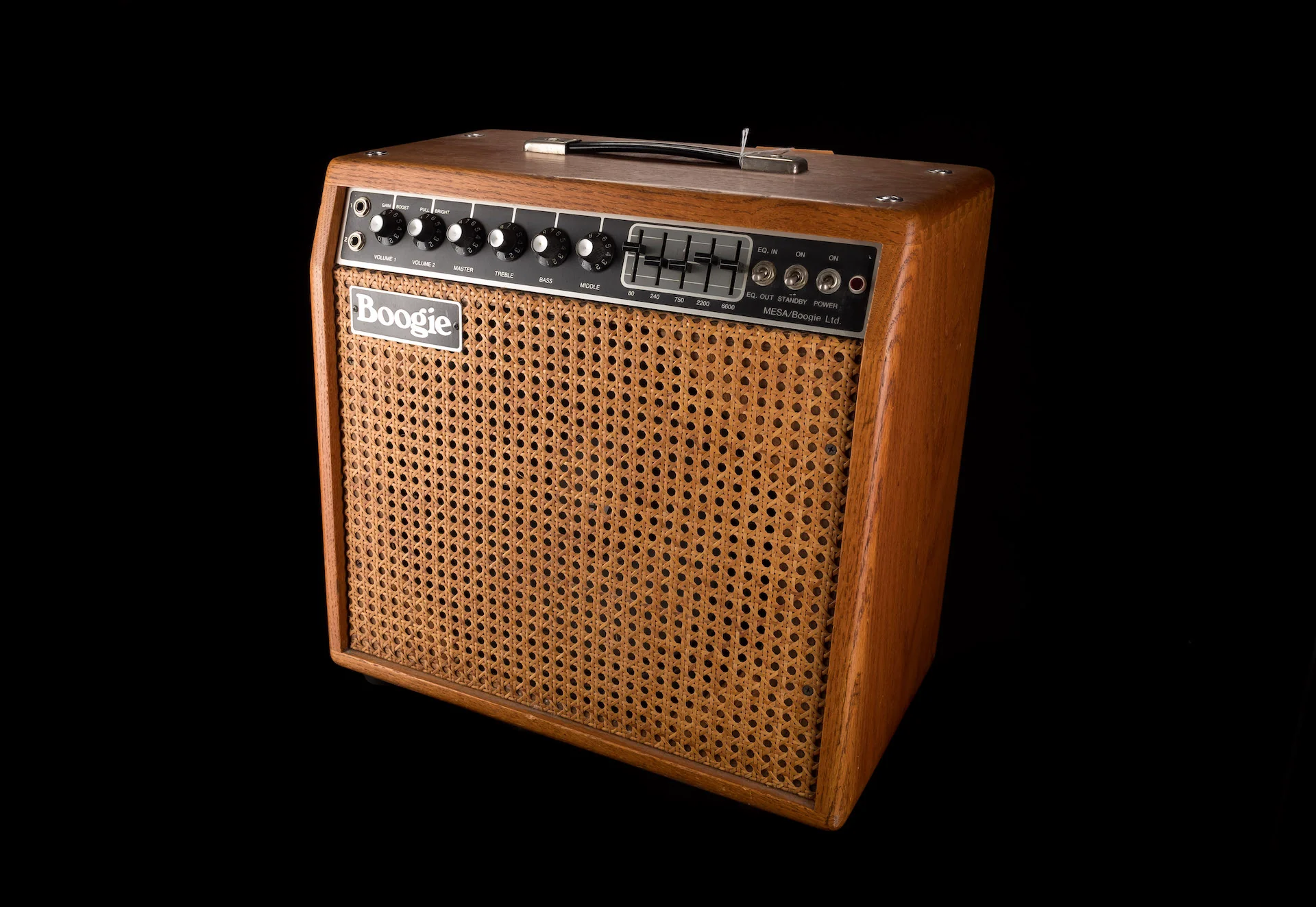 Vintage 1978 Mesa-Boogie Mark I 1x12 Natural Wood Guitar Amp Combo - Image 2